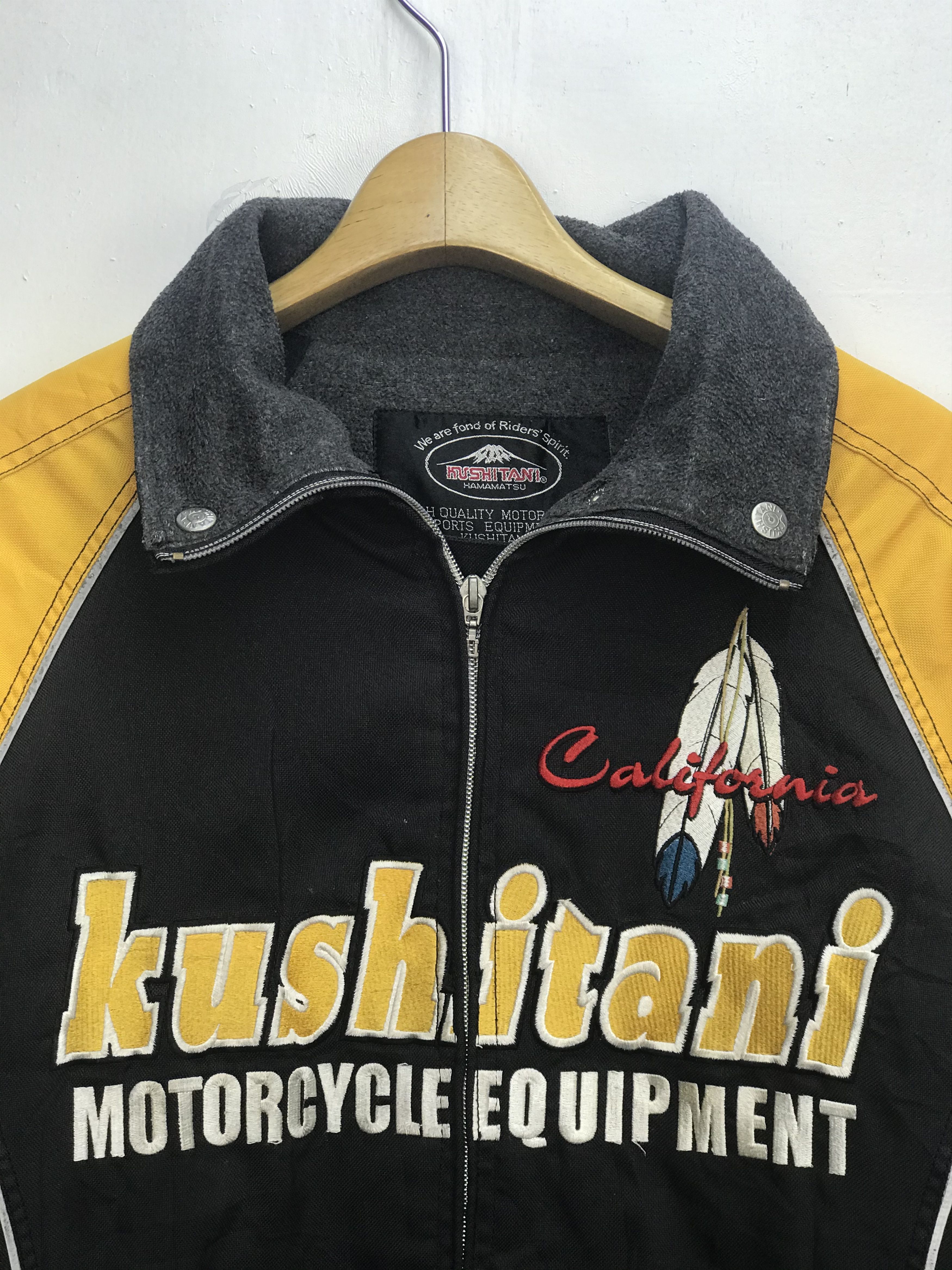 Japanese Brand × Vintage RARE !! VINTAGE KUSHITANI MOTORCYCLE JACKET Size US L / EU 52-54 / 3 - 2 Thumbnail