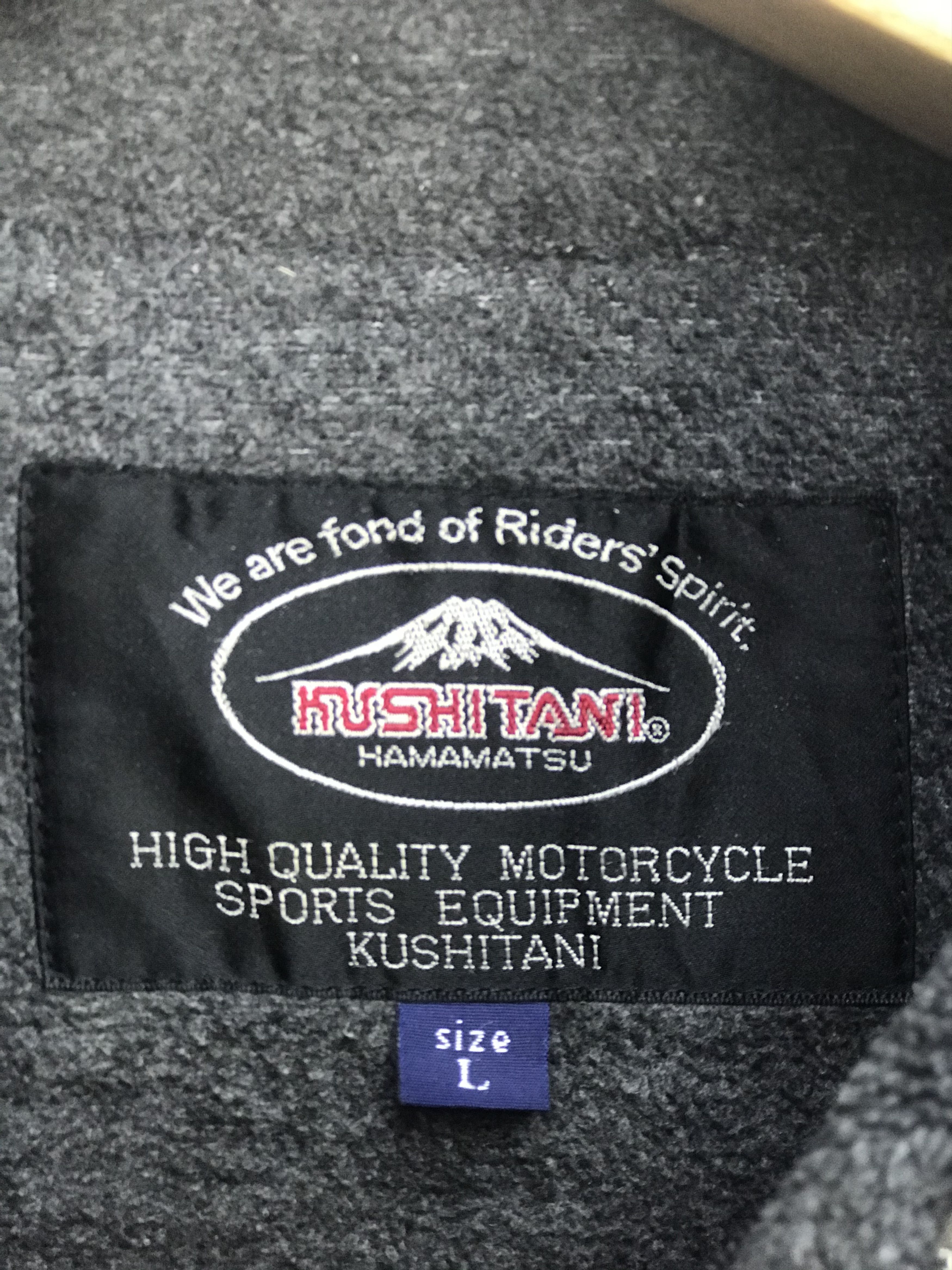 Japanese Brand × Vintage RARE !! VINTAGE KUSHITANI MOTORCYCLE JACKET Size US L / EU 52-54 / 3 - 3 Thumbnail