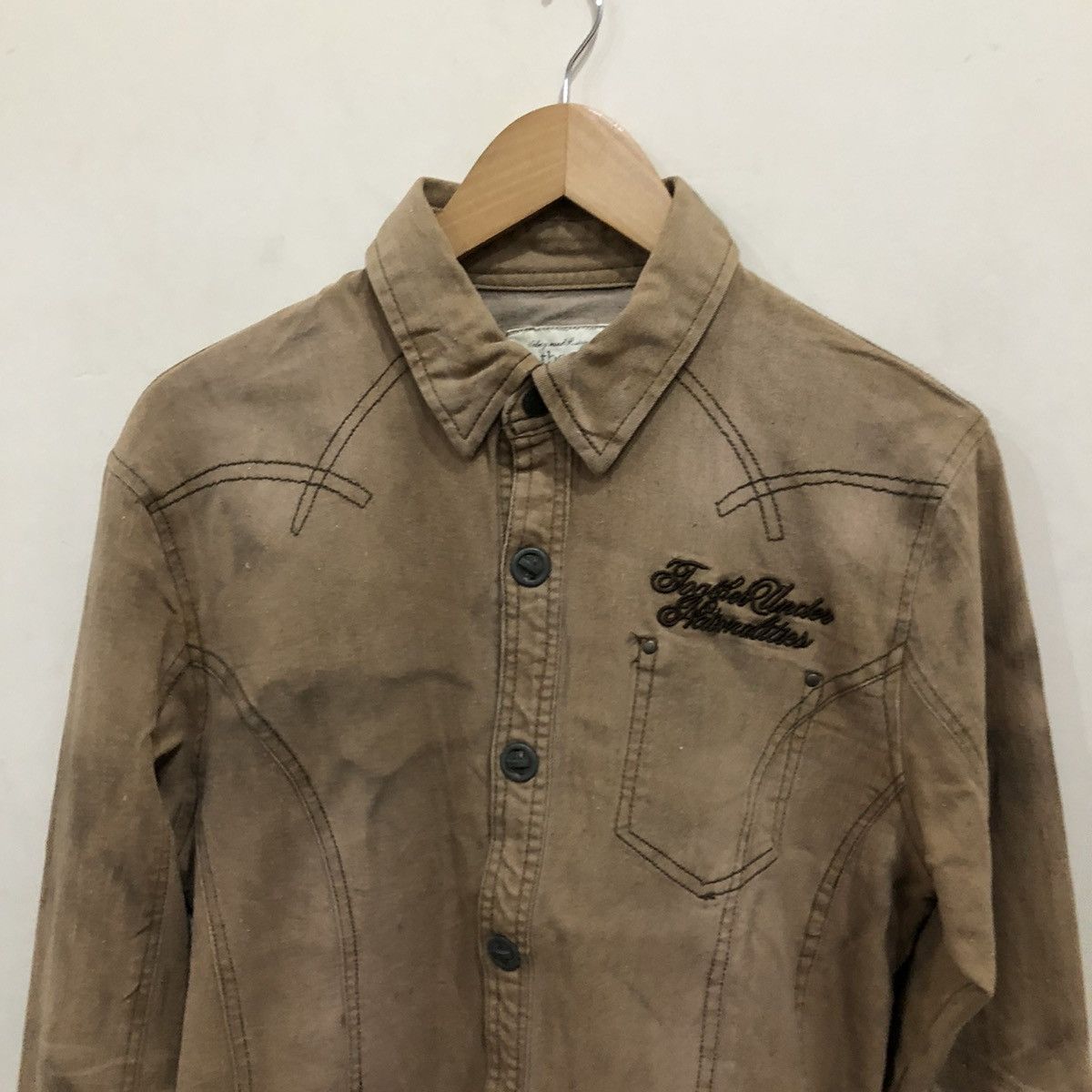 In The Attic In The Attic Big Logo Button Light Jacket Punk Design Size US L / EU 52-54 / 3 - 6 Thumbnail