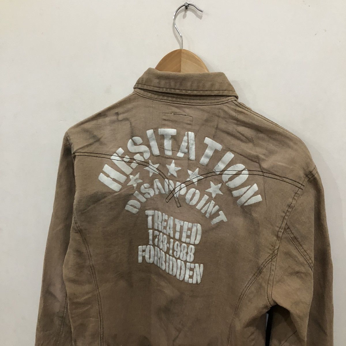 In The Attic In The Attic Big Logo Button Light Jacket Punk Design Size US L / EU 52-54 / 3 - 7 Thumbnail