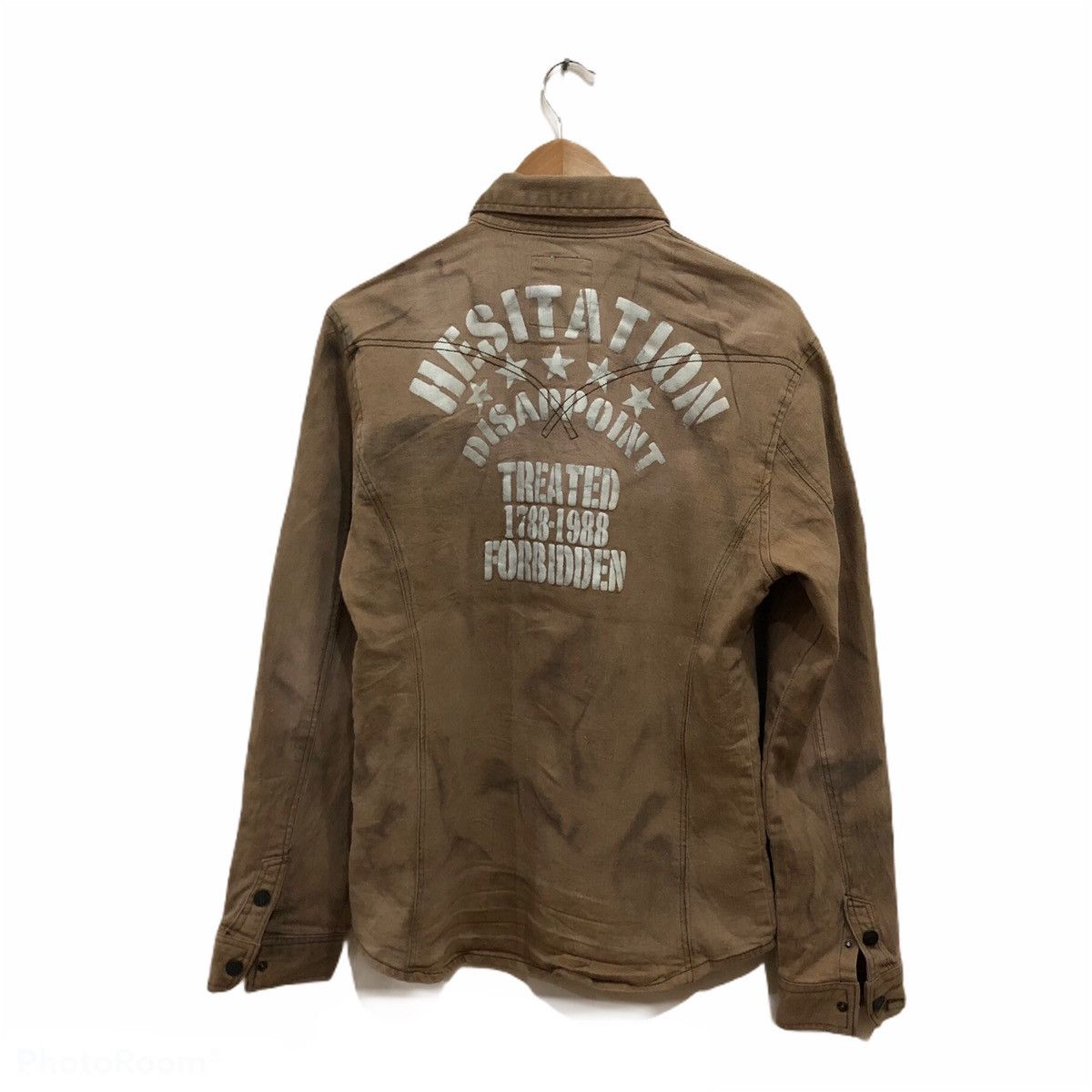 In The Attic In The Attic Big Logo Button Light Jacket Punk Design Size US L / EU 52-54 / 3 - 1 Thumbnail