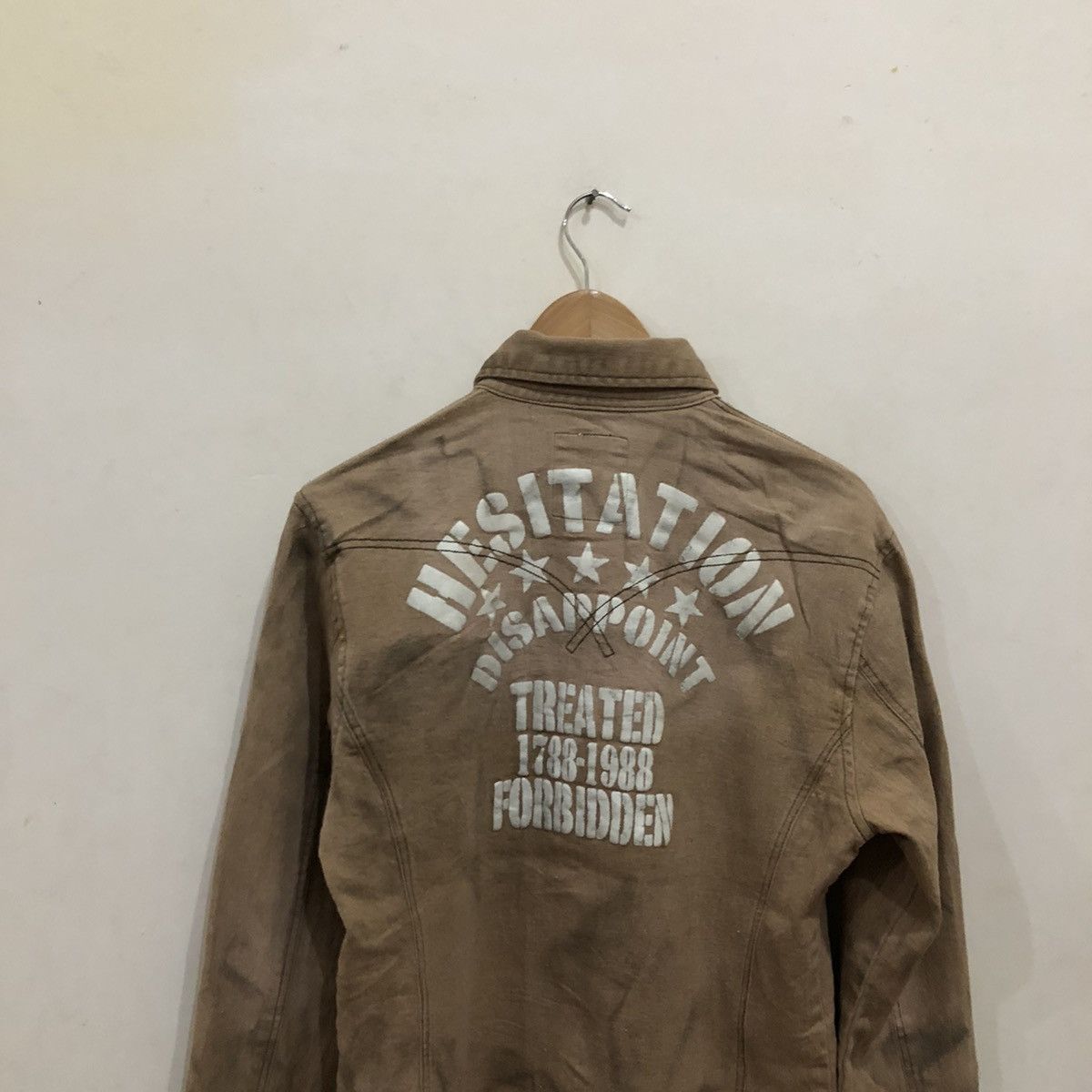 In The Attic In The Attic Big Logo Button Light Jacket Punk Design Size US L / EU 52-54 / 3 - 8 Thumbnail