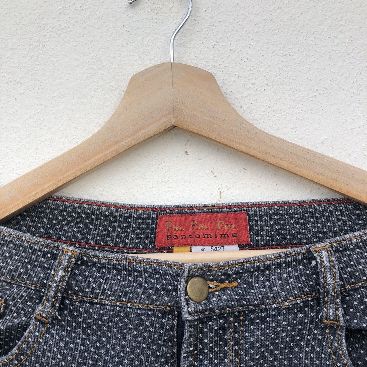 Hysteric Glamour JEANS DENIM PANTS PM. PM. PANTOMIME RARE DESIGN Size US 29 - 6 Thumbnail
