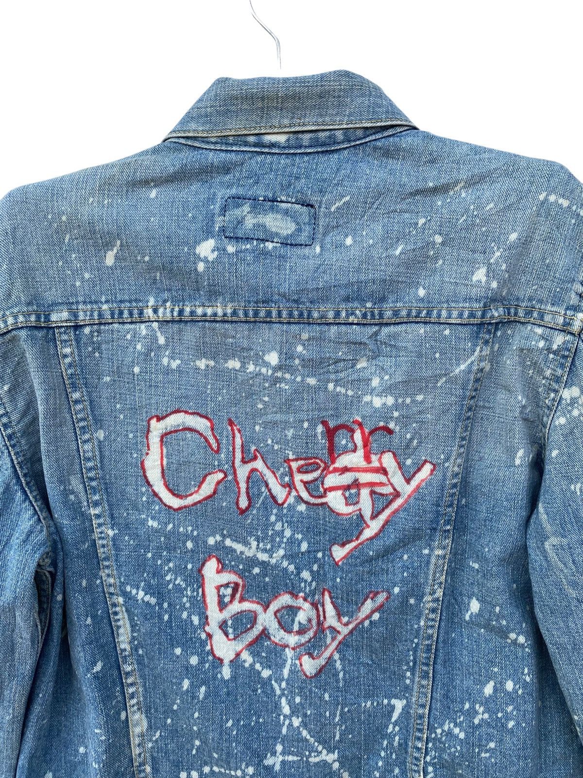 Levi's Hyper Rare!! Vintage Thrashed Levis Paint Splatter Jacket Size US L / EU 52-54 / 3 - 4 Thumbnail