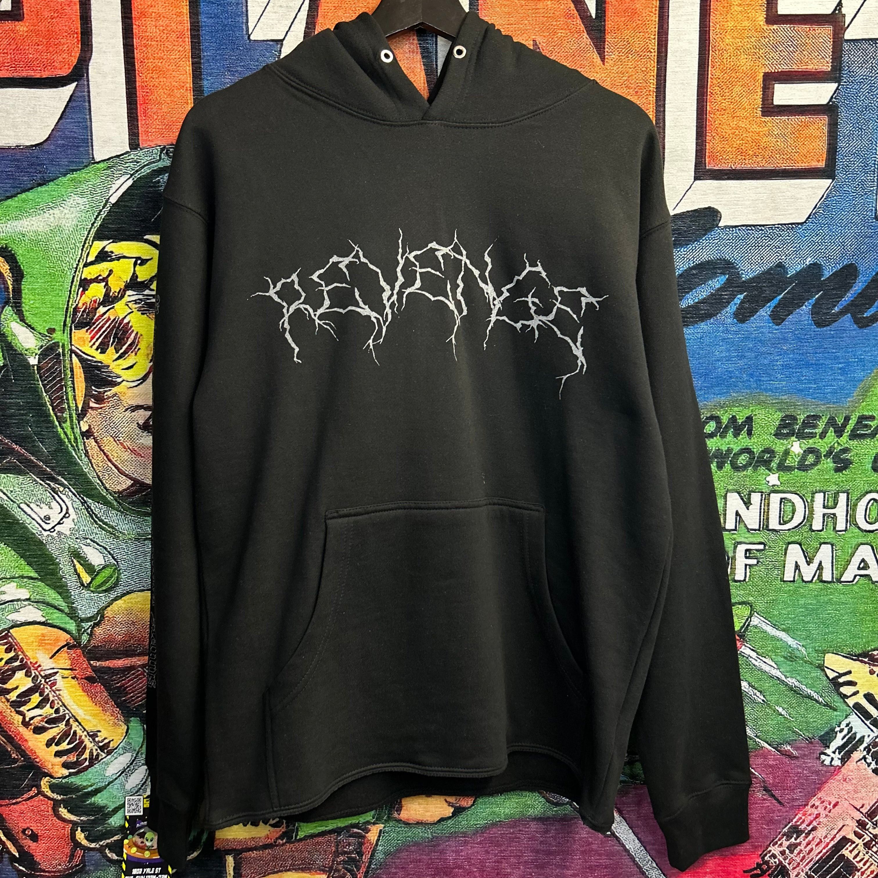 Brand New Revenge x Ski Mask Burning Southern Flag Hoodie Si