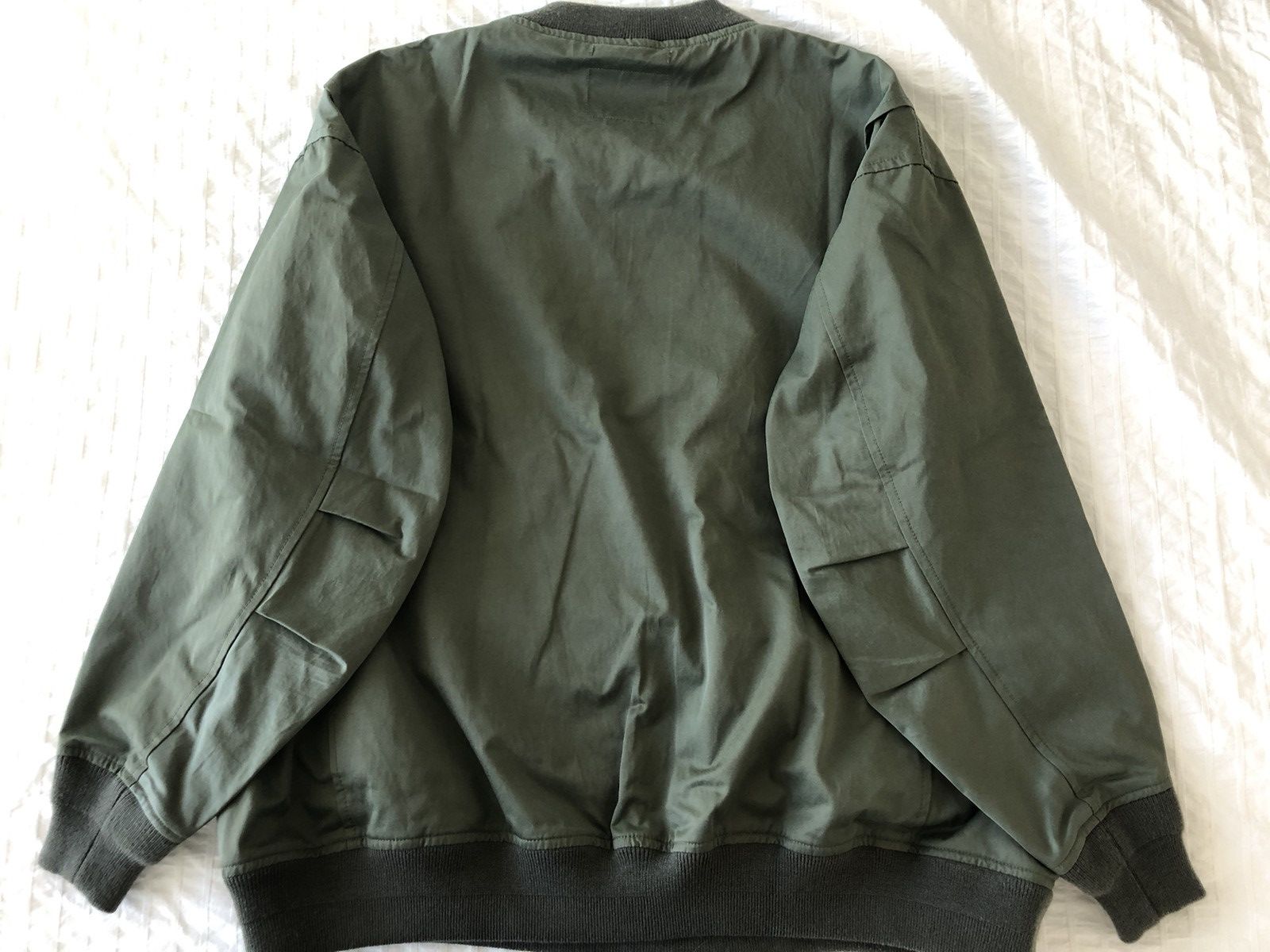 WTAPS NYLON COTTON RATINE SMOCK JACKET OLIVE DRAB
