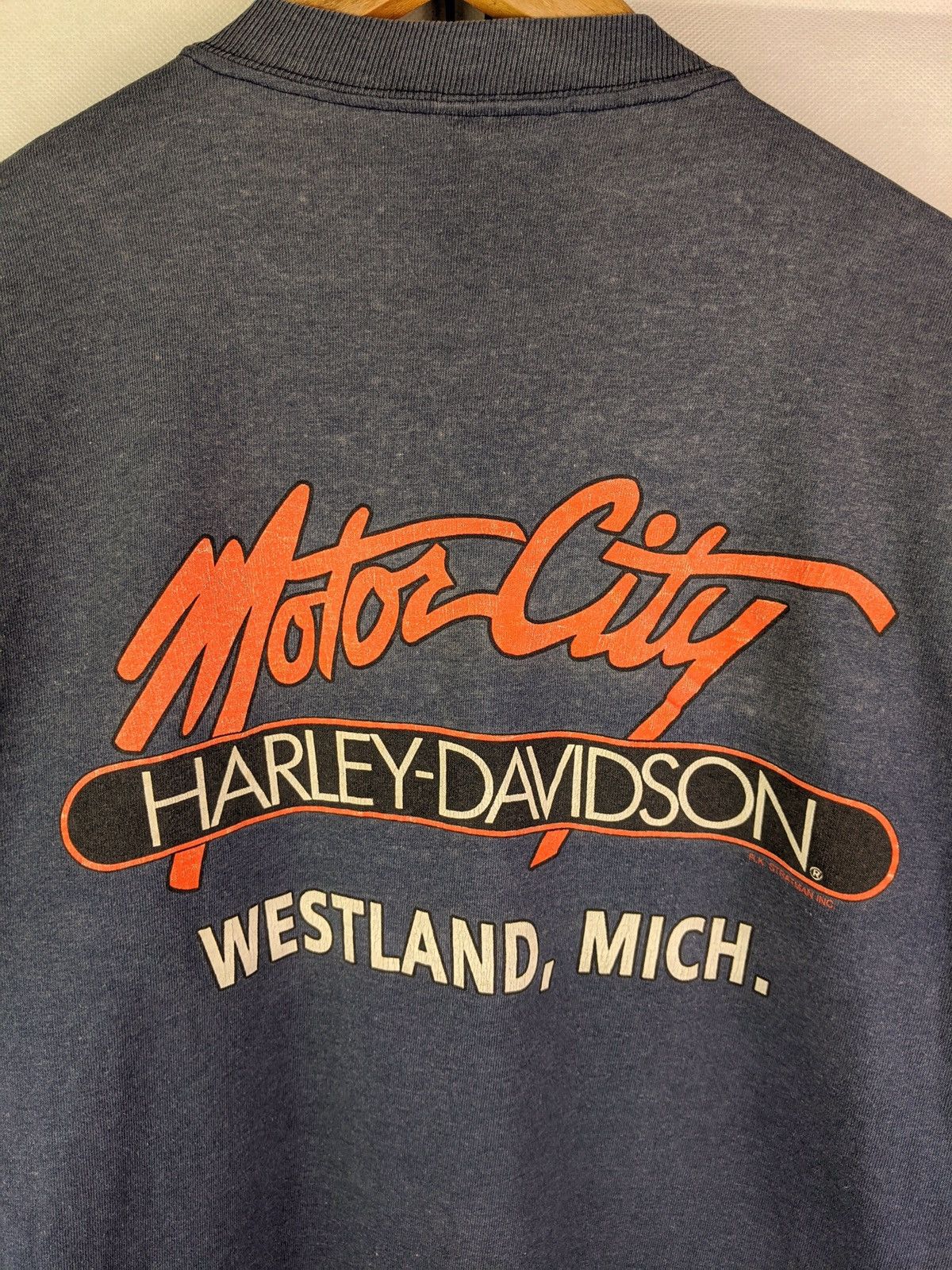 Harley Davidson VINTAGE HARLEY DAVIDSON MOTORCYCLES WESTLAND MICHIGAN Size US L / EU 52-54 / 3 - 12 Thumbnail