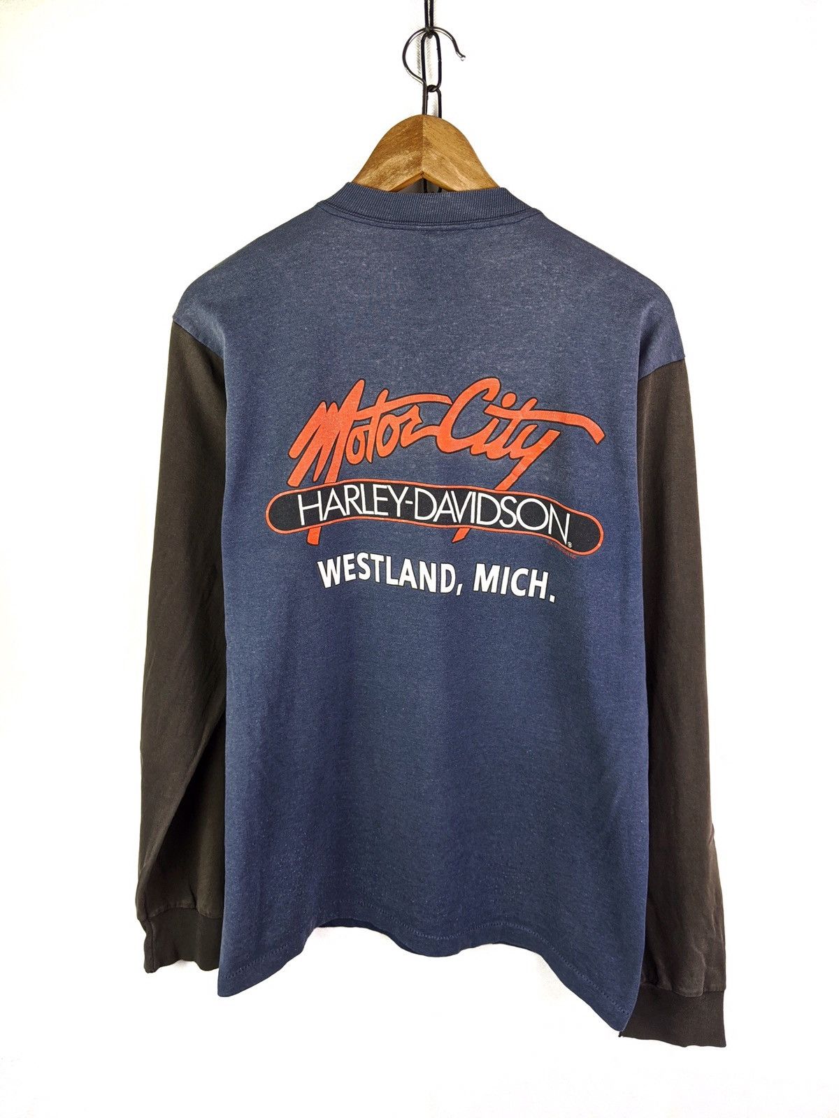Harley Davidson VINTAGE HARLEY DAVIDSON MOTORCYCLES WESTLAND MICHIGAN Size US L / EU 52-54 / 3 - 2 Thumbnail