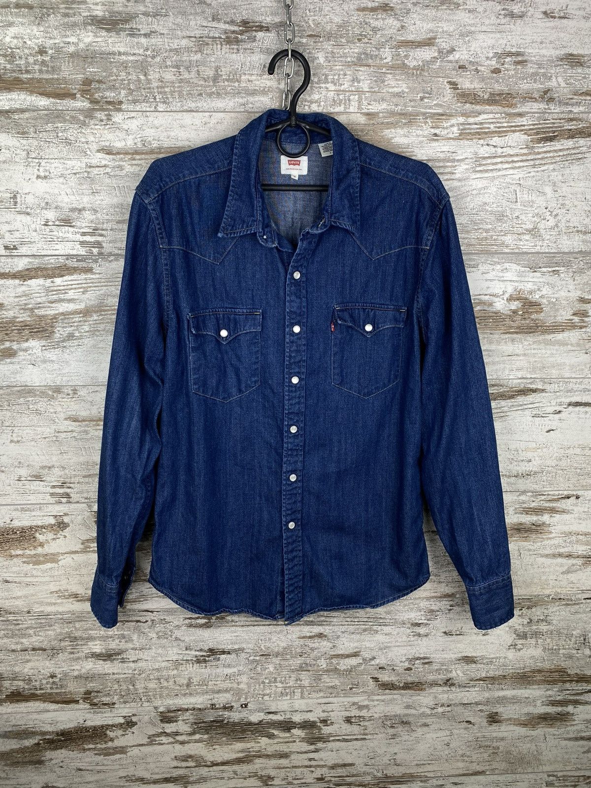 Levi's × Levi's Vintage Clothing × Vintage Mens Vintage Levis shirts button up denim jeans overshot Size US M / EU 48-50 / 2 - 1 Thumbnail