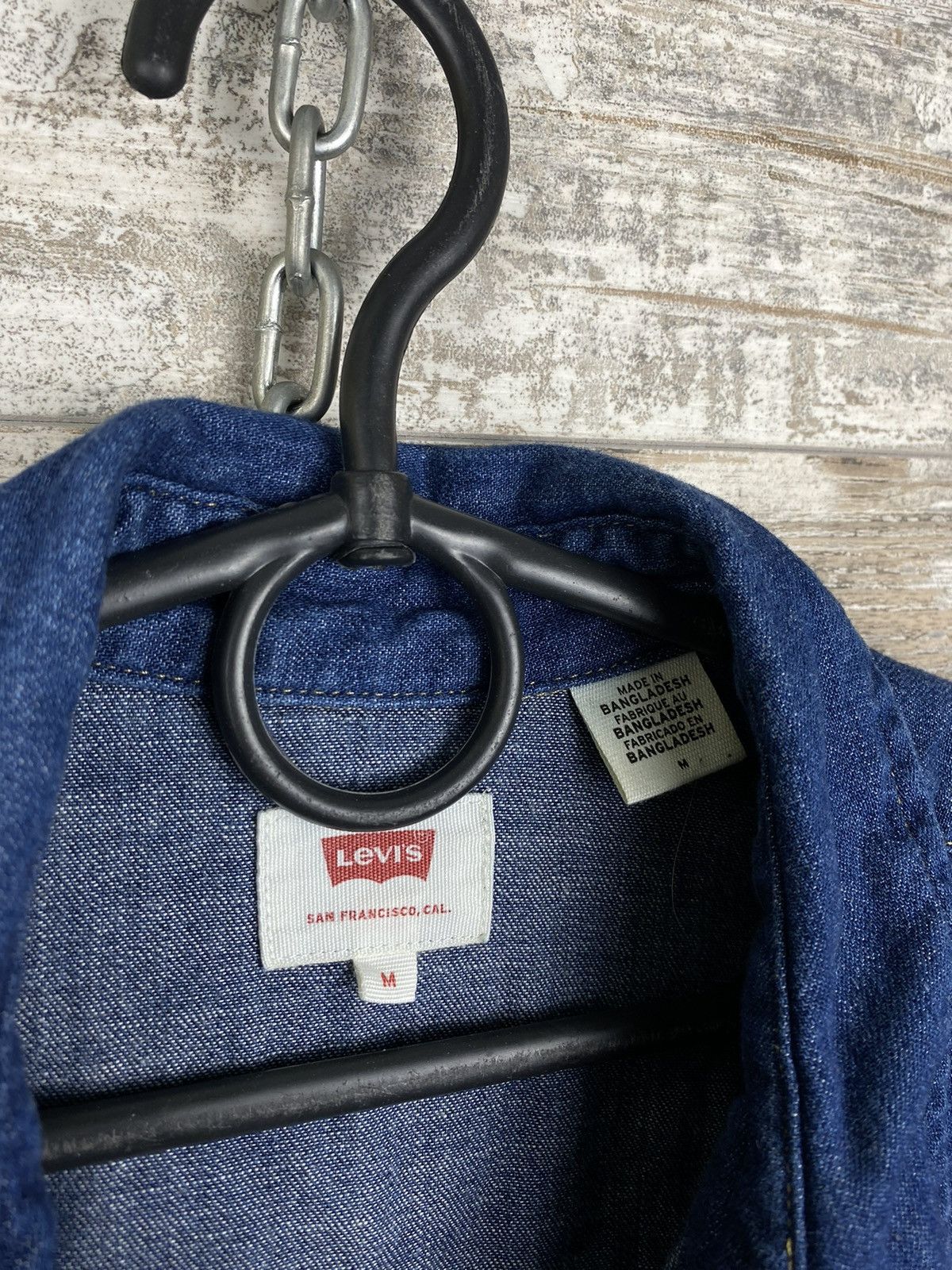 Levi's × Levi's Vintage Clothing × Vintage Mens Vintage Levis shirts button up denim jeans overshot Size US M / EU 48-50 / 2 - 6 Thumbnail