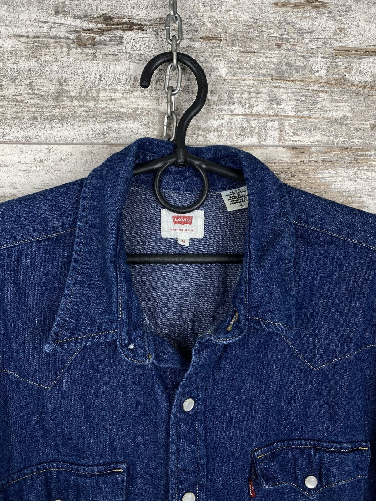 Levi's × Levi's Vintage Clothing × Vintage Mens Vintage Levis shirts button up denim jeans overshot Size US M / EU 48-50 / 2 - 4 Thumbnail