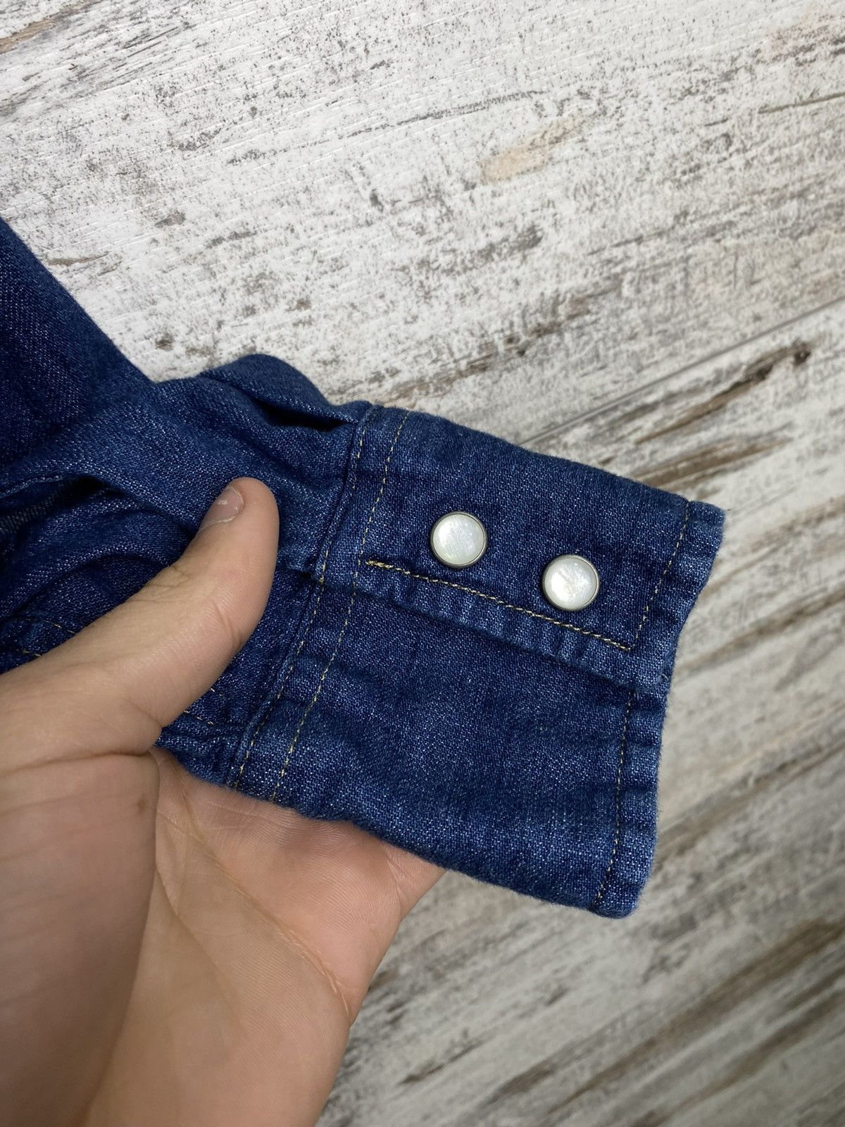 Levi's × Levi's Vintage Clothing × Vintage Mens Vintage Levis shirts button up denim jeans overshot Size US M / EU 48-50 / 2 - 11 Thumbnail