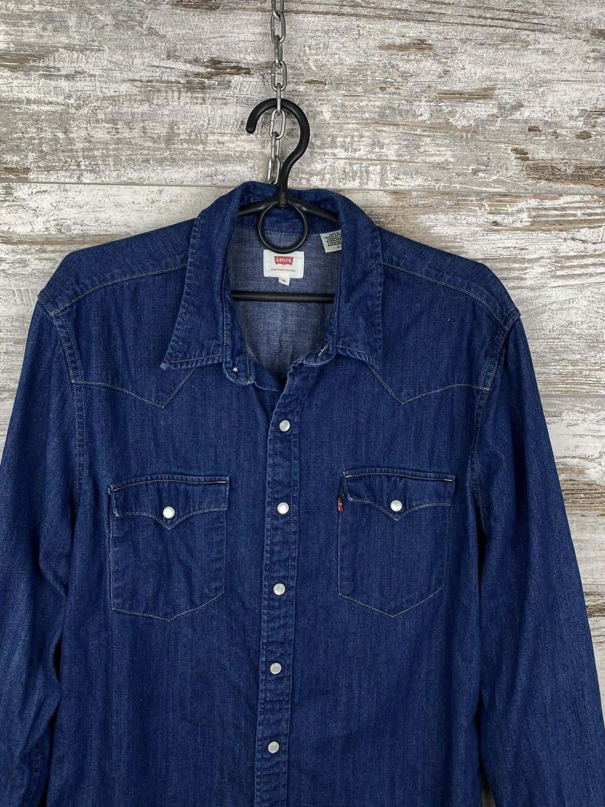 Levi's × Levi's Vintage Clothing × Vintage Mens Vintage Levis shirts button up denim jeans overshot Size US M / EU 48-50 / 2 - 2 Thumbnail