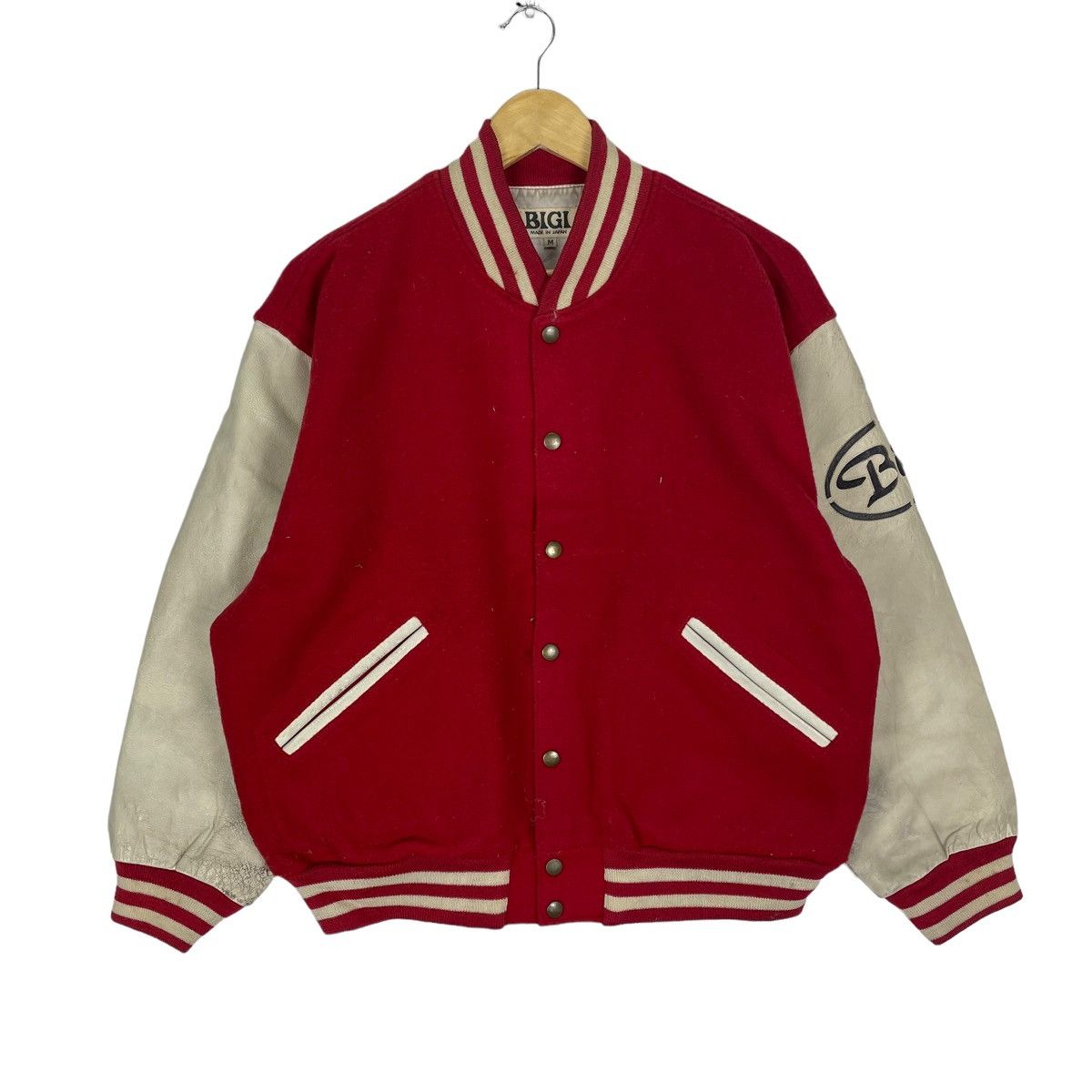 BIGI ☀️BIGI TOKYO SPIRIT VARSITY LEATHER JACKET Size US M / EU 48-50 / 2 - 2 Thumbnail