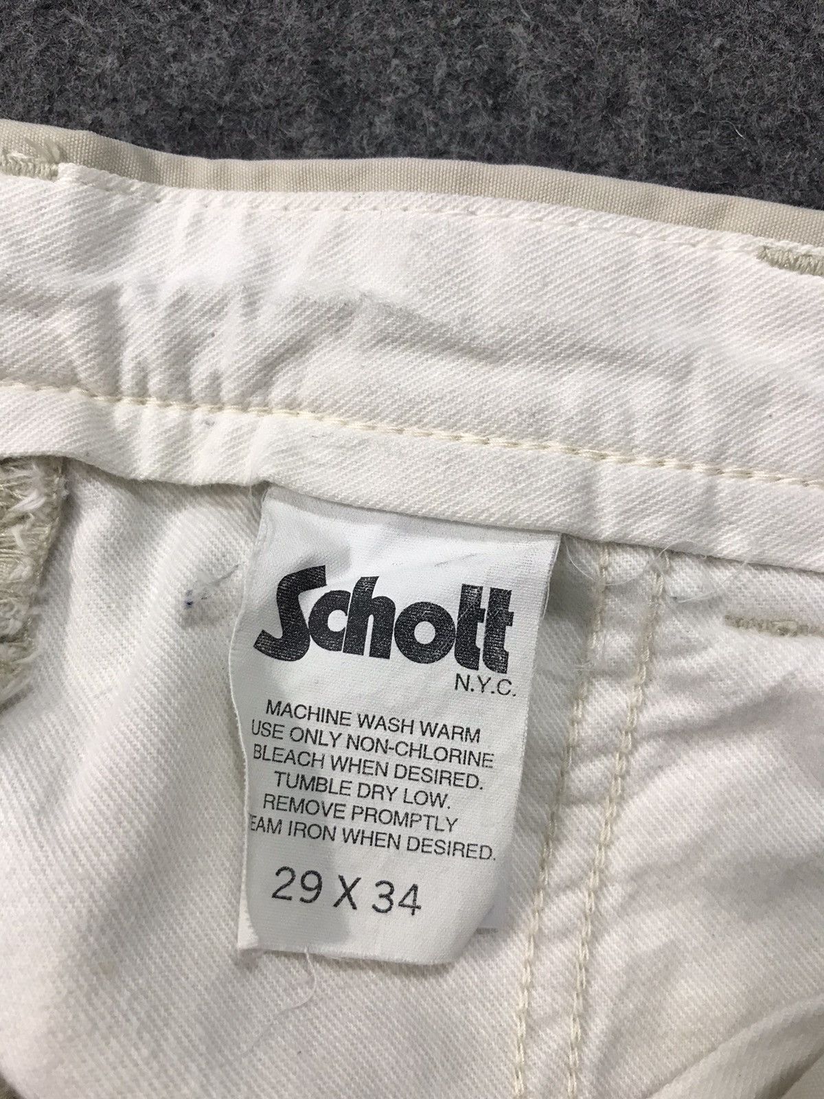Schott Schott NYC Straight Cut Style Pants Khakis Size 27 Size US 27 - 6 Thumbnail