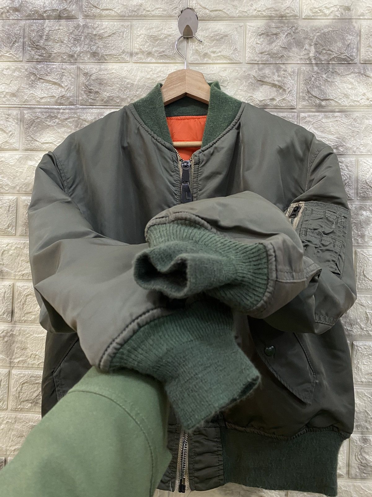Alpha Industries × Vintage Vintage Alpha Industries Bomber Jacket Size US M / EU 48-50 / 2 - 9 Thumbnail