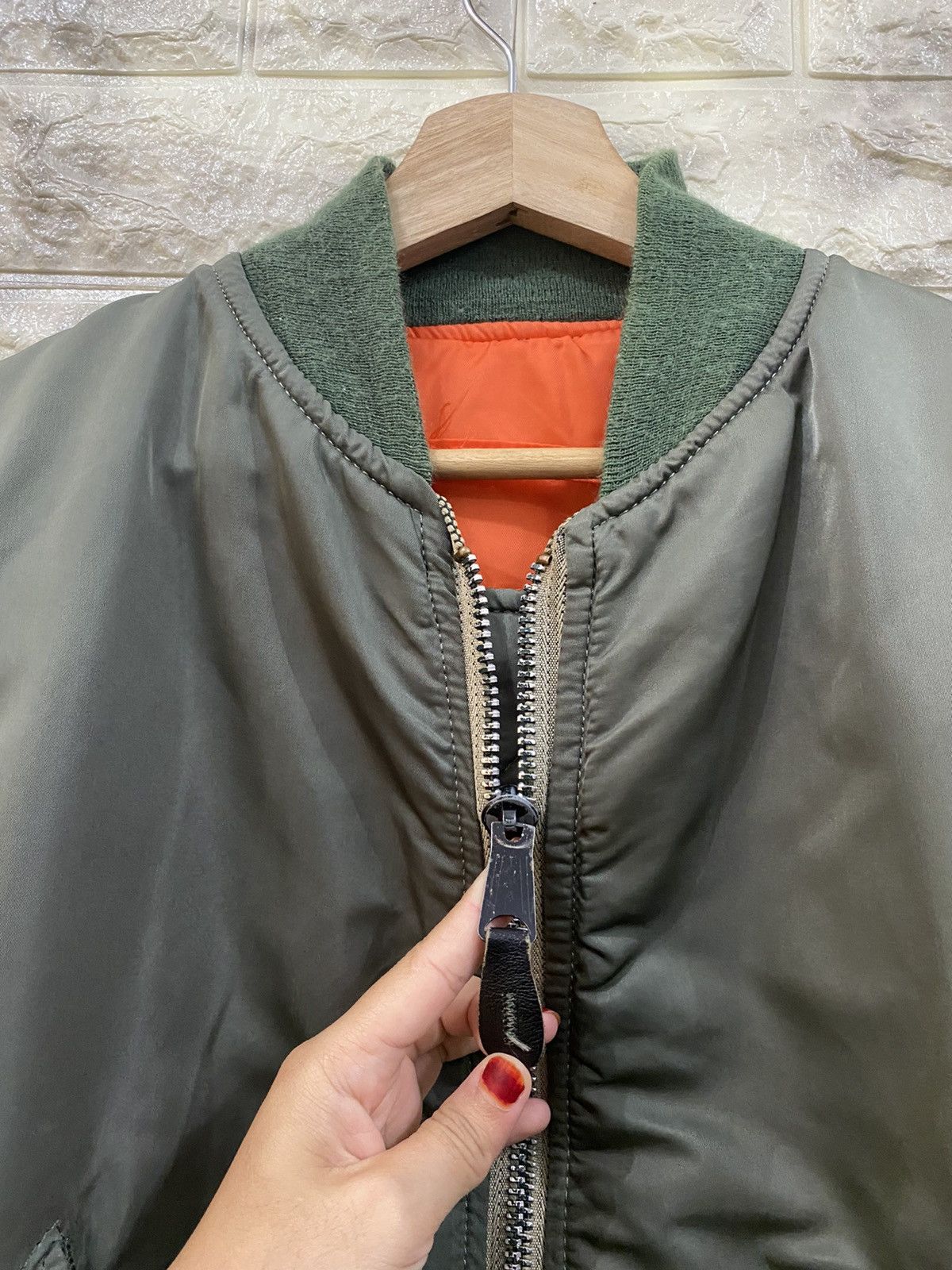 Alpha Industries × Vintage Vintage Alpha Industries Bomber Jacket Size US M / EU 48-50 / 2 - 10 Thumbnail