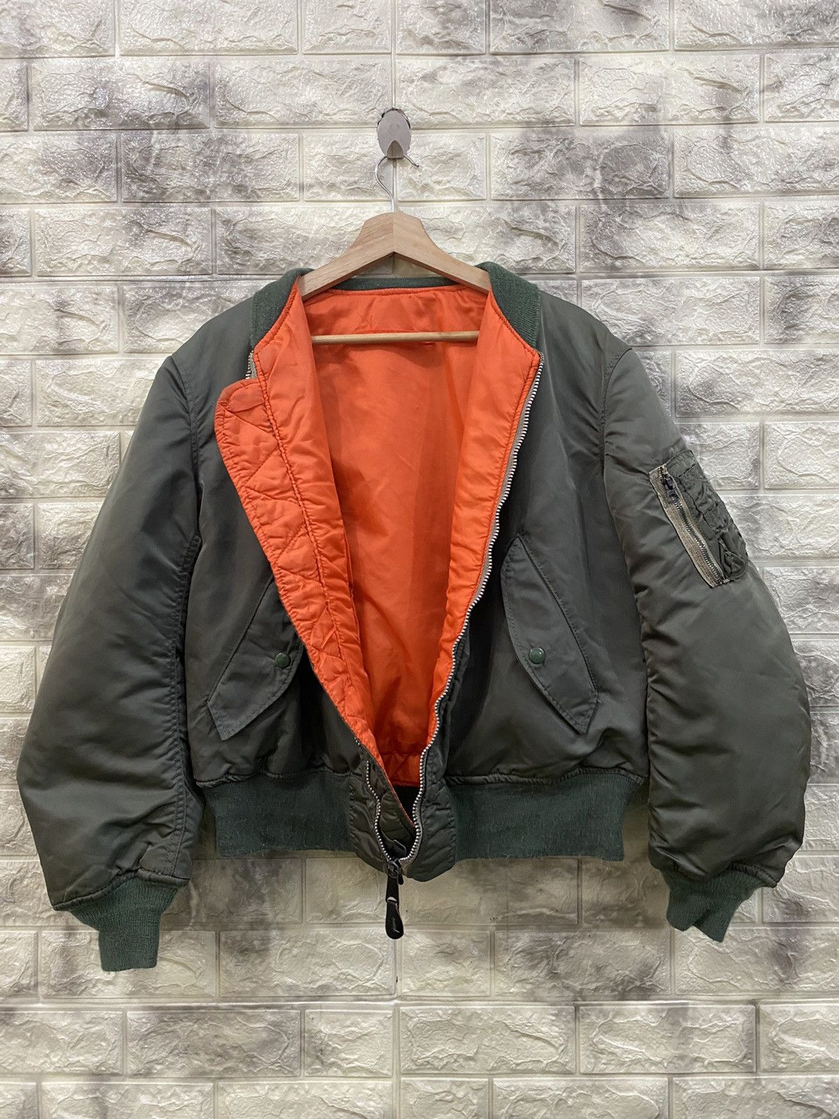 Alpha Industries × Vintage Vintage Alpha Industries Bomber Jacket Size US M / EU 48-50 / 2 - 5 Thumbnail