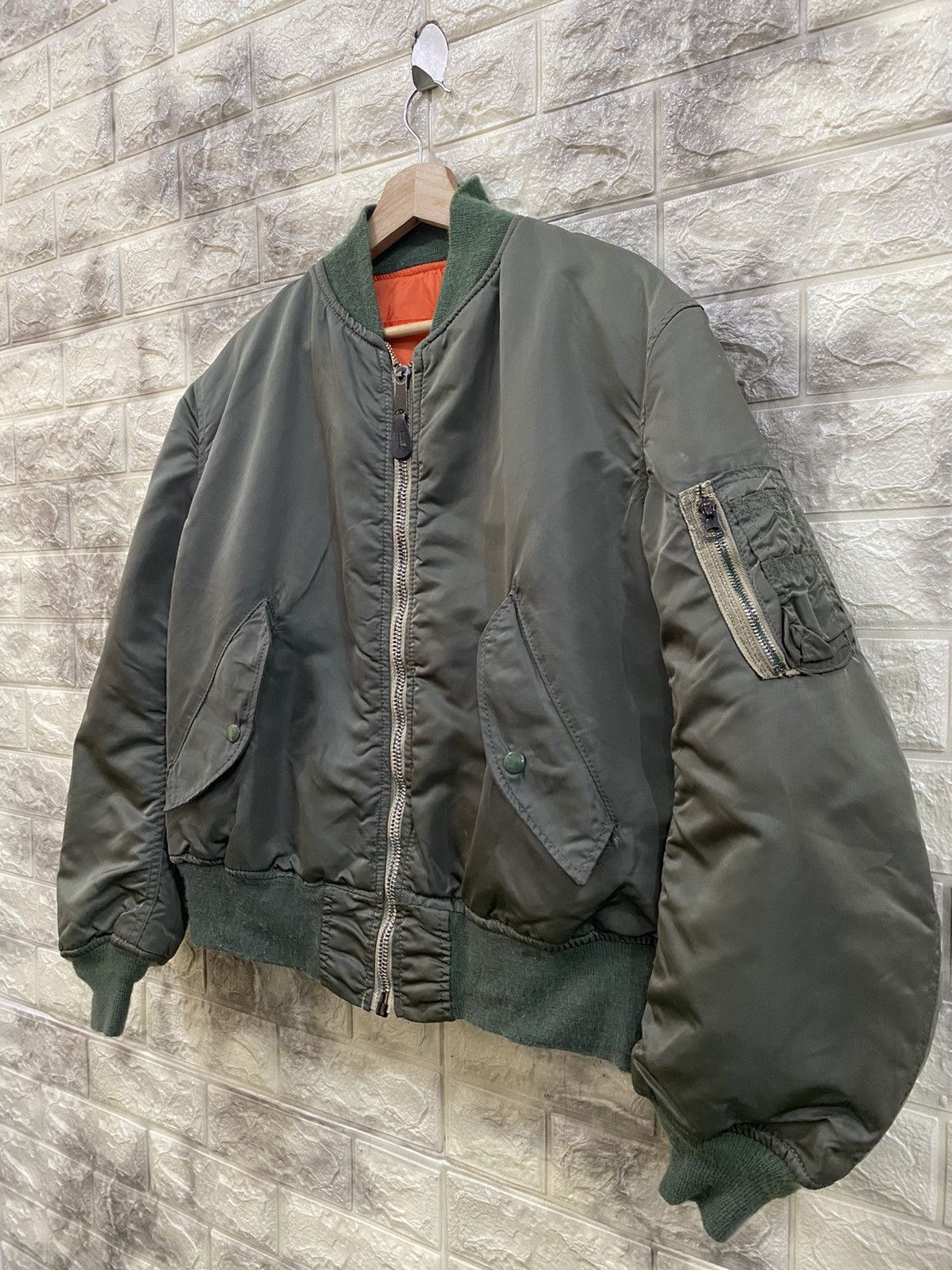 Alpha Industries × Vintage Vintage Alpha Industries Bomber Jacket Size US M / EU 48-50 / 2 - 3 Thumbnail