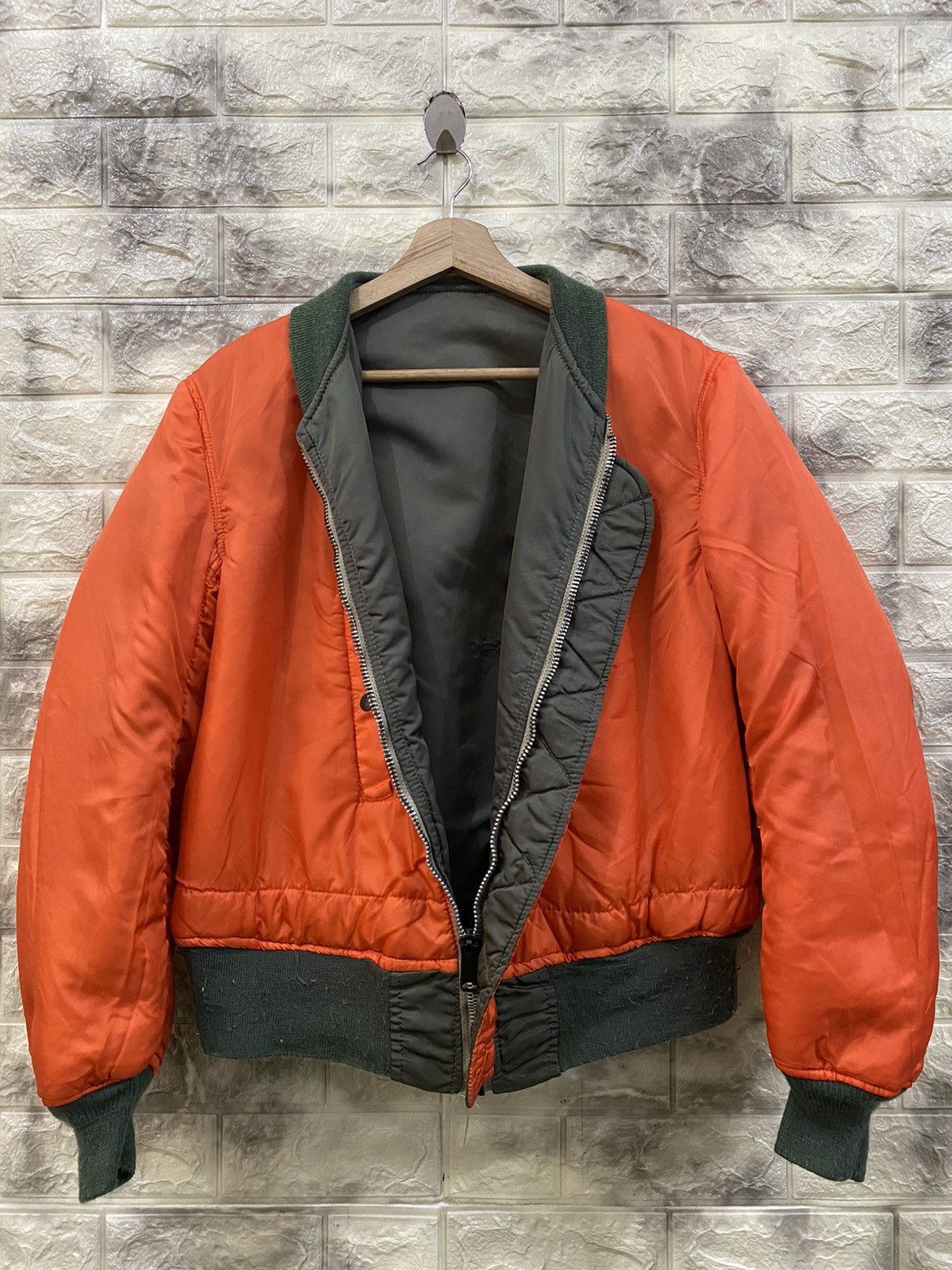 Alpha Industries × Vintage Vintage Alpha Industries Bomber Jacket Size US M / EU 48-50 / 2 - 18 Thumbnail