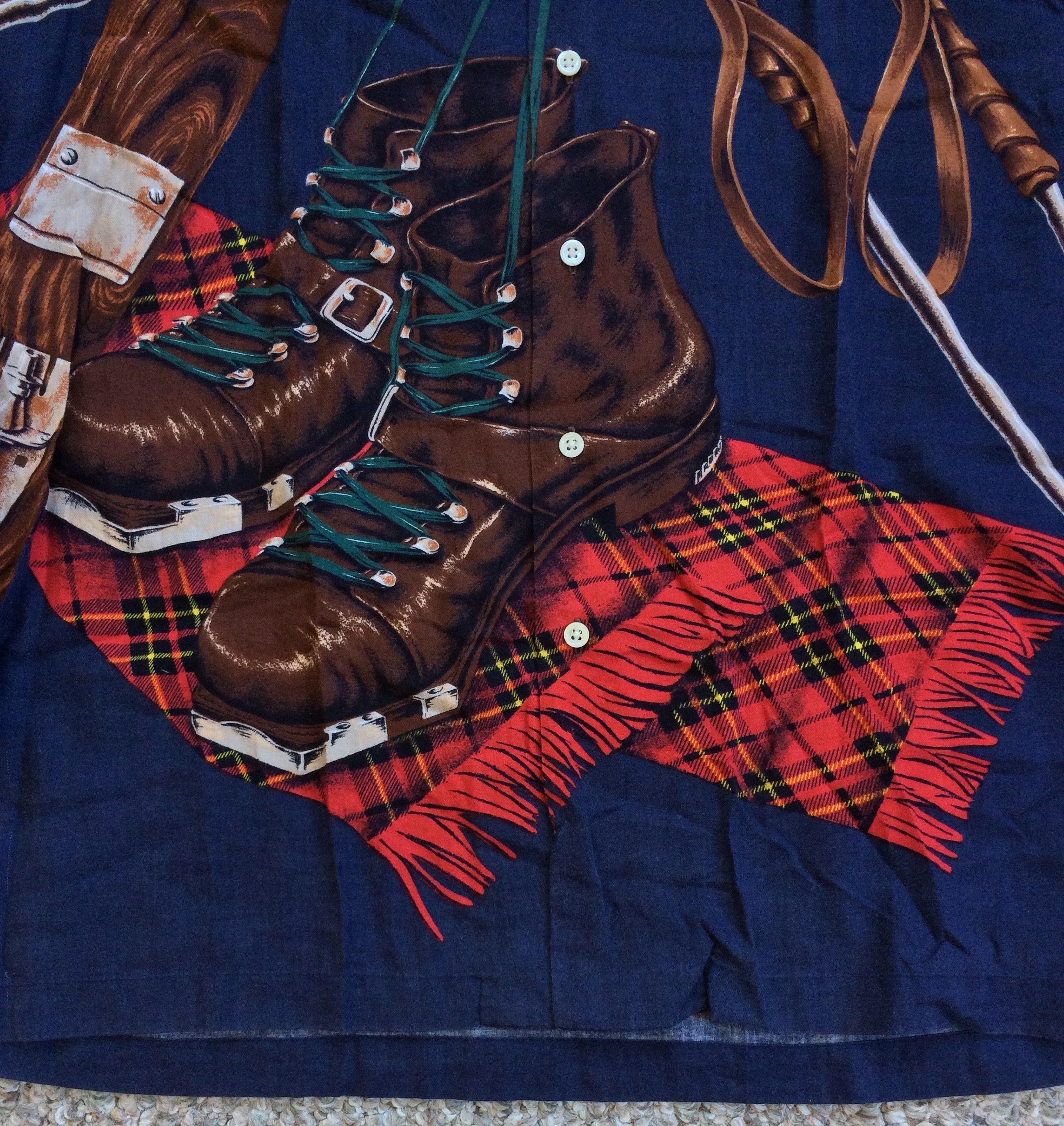 Polo Ralph Lauren Vintage 90s Polo Ralph Lauren Ski Boots Button Up Shirt Size US L / EU 52-54 / 3 - 3 Thumbnail