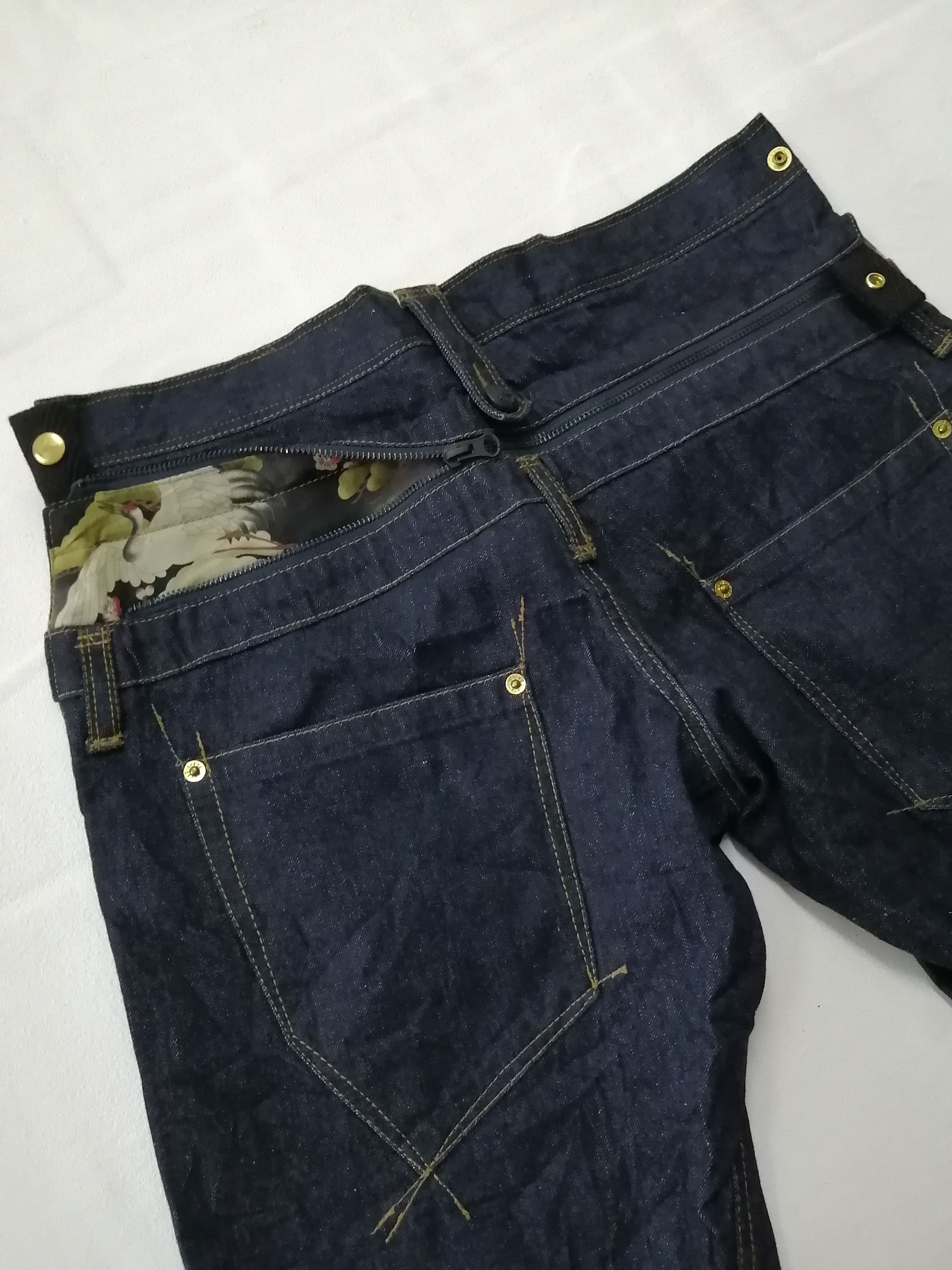 PPFM Japanese Brand PPFM Nice Design Jeans Size US 34 / EU 50 - 3 Thumbnail