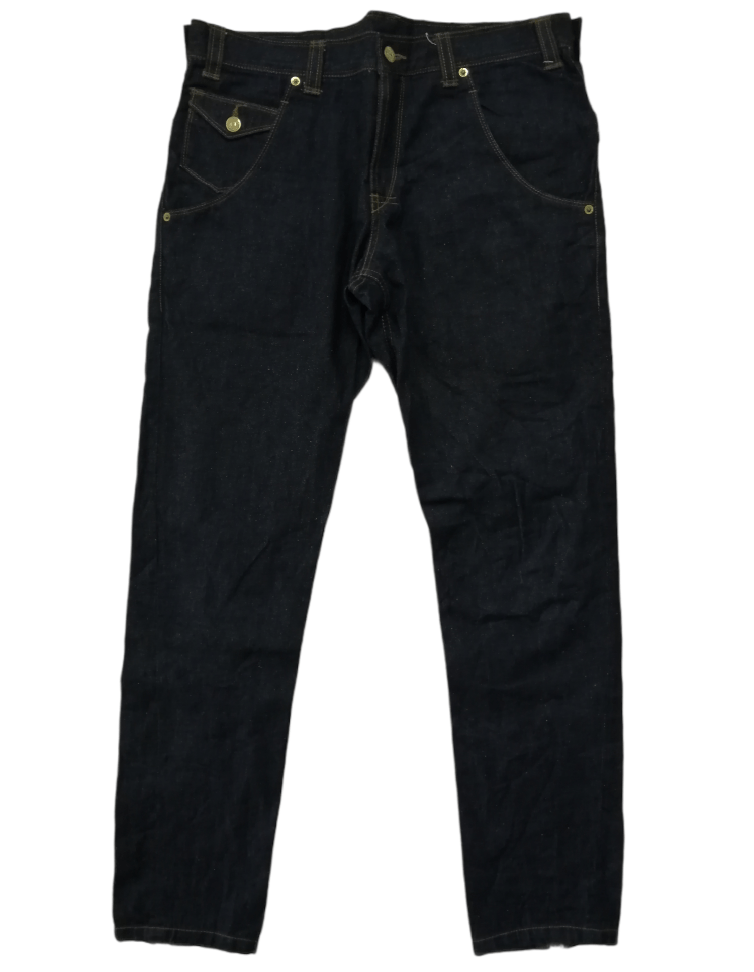 PPFM Japanese Brand PPFM Nice Design Jeans Size US 34 / EU 50 - 2 Thumbnail