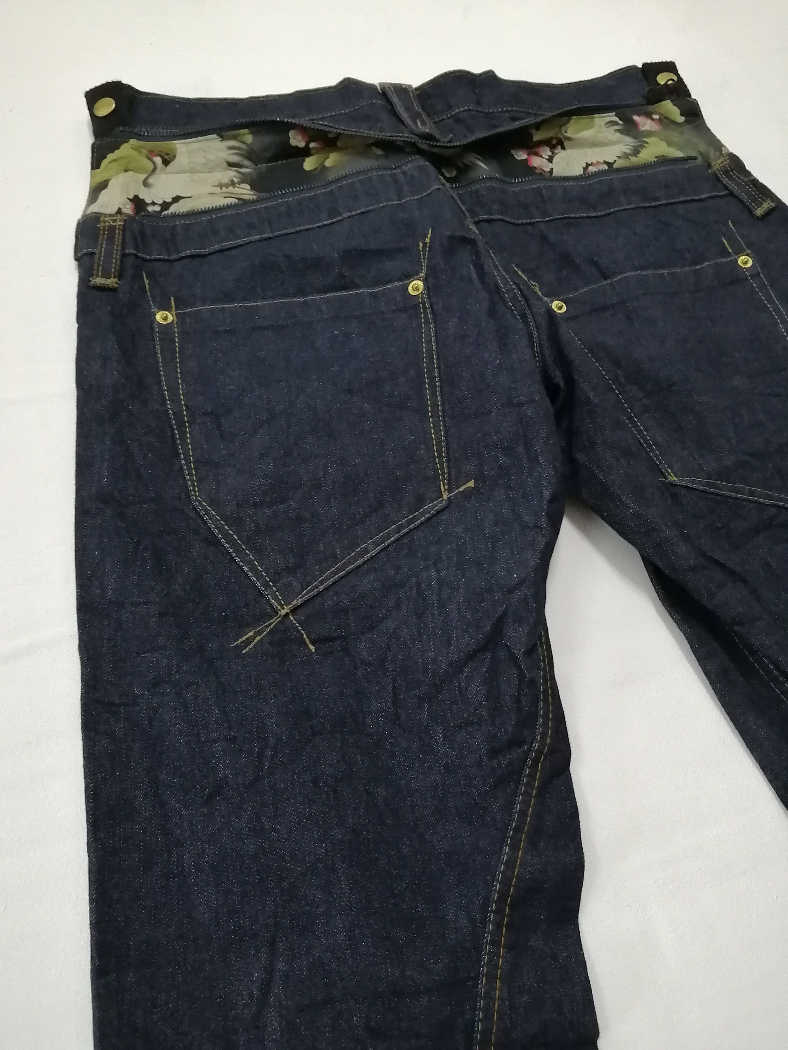 PPFM Japanese Brand PPFM Nice Design Jeans Size US 34 / EU 50 - 10 Thumbnail