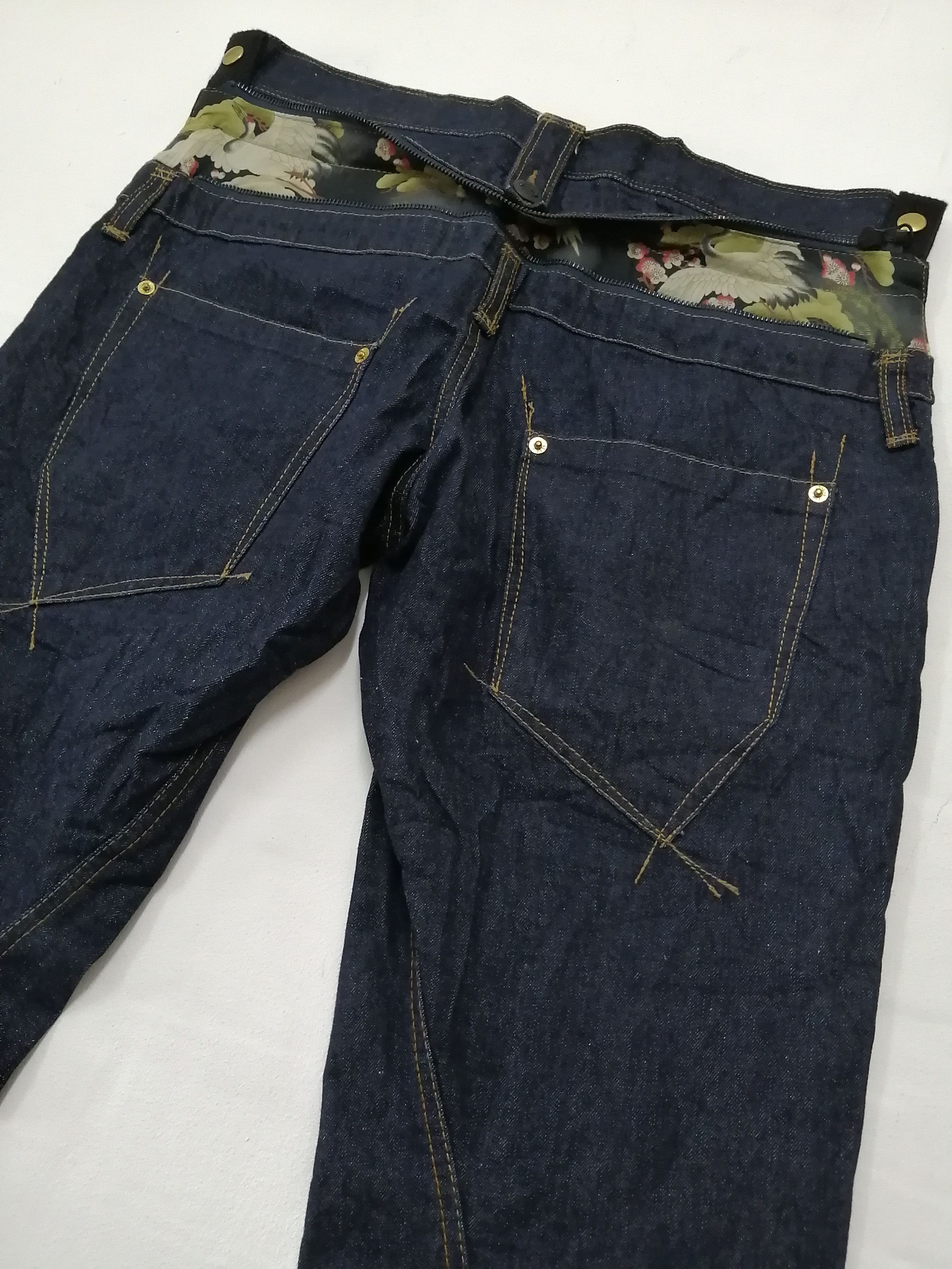PPFM Japanese Brand PPFM Nice Design Jeans Size US 34 / EU 50 - 11 Thumbnail