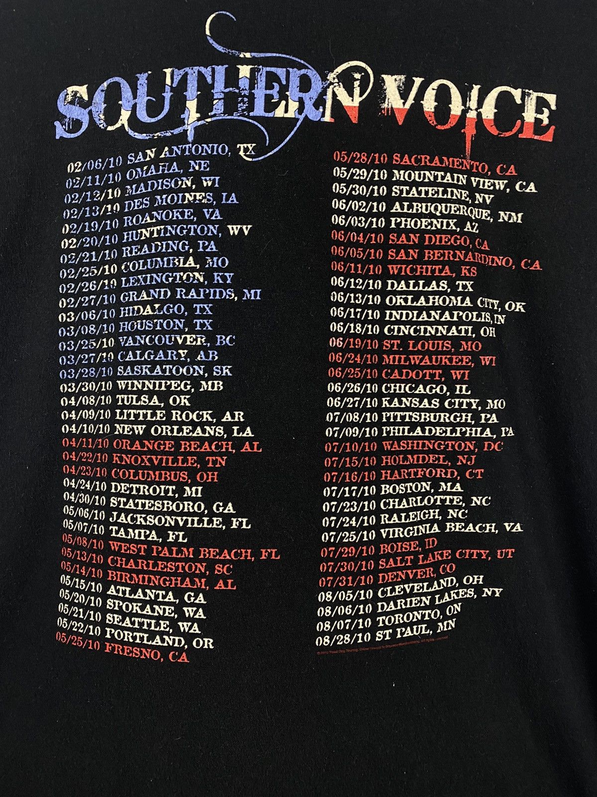 Band Tees NEED GONE 🔥 Mc Tim Graw Southern Voice Band Tees T shirt Size US M / EU 48-50 / 2 - 4 Thumbnail