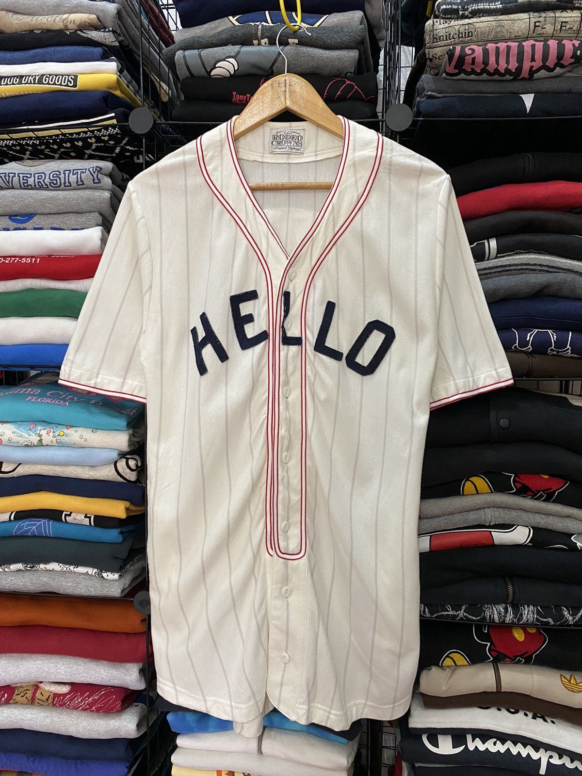 Japanese Brand × MLB RODEO CROWN HELLO SPELL OUT LOGO MLB DESIGN Size US S / EU 44-46 / 1 - 1 Thumbnail