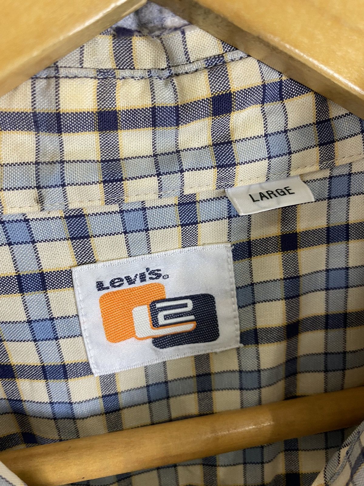 Levi's × Vintage 🔥Vintage Levis Flannel Button Shirt Size US L / EU 52-54 / 3 - 8 Thumbnail