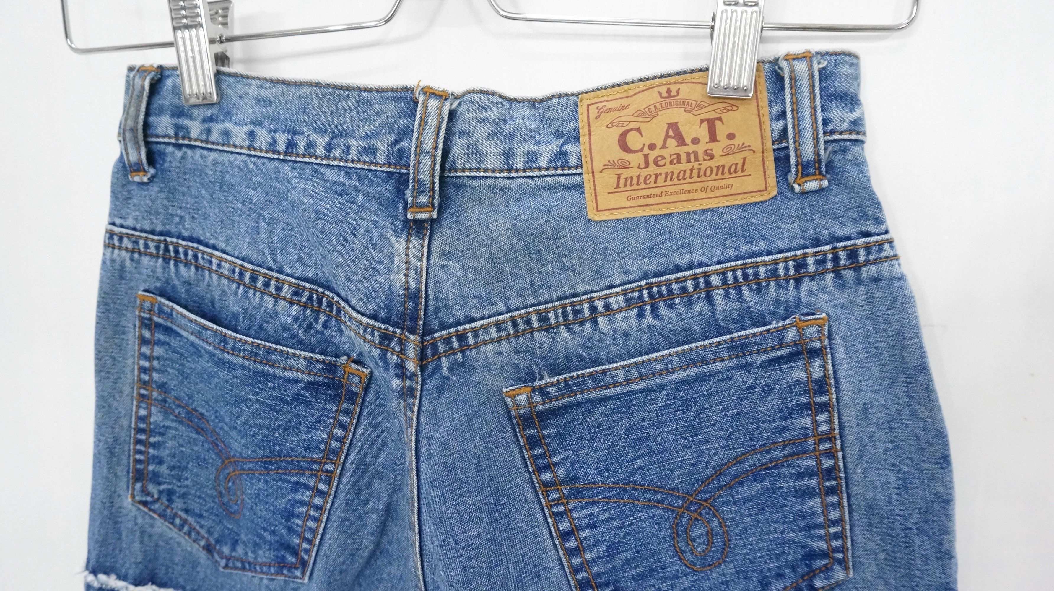 Japanese Brand Rare Vintage 90s Flare High Waisted Patchwork Women Jeans Size 24" / US 00 / IT 34 - 8 Thumbnail