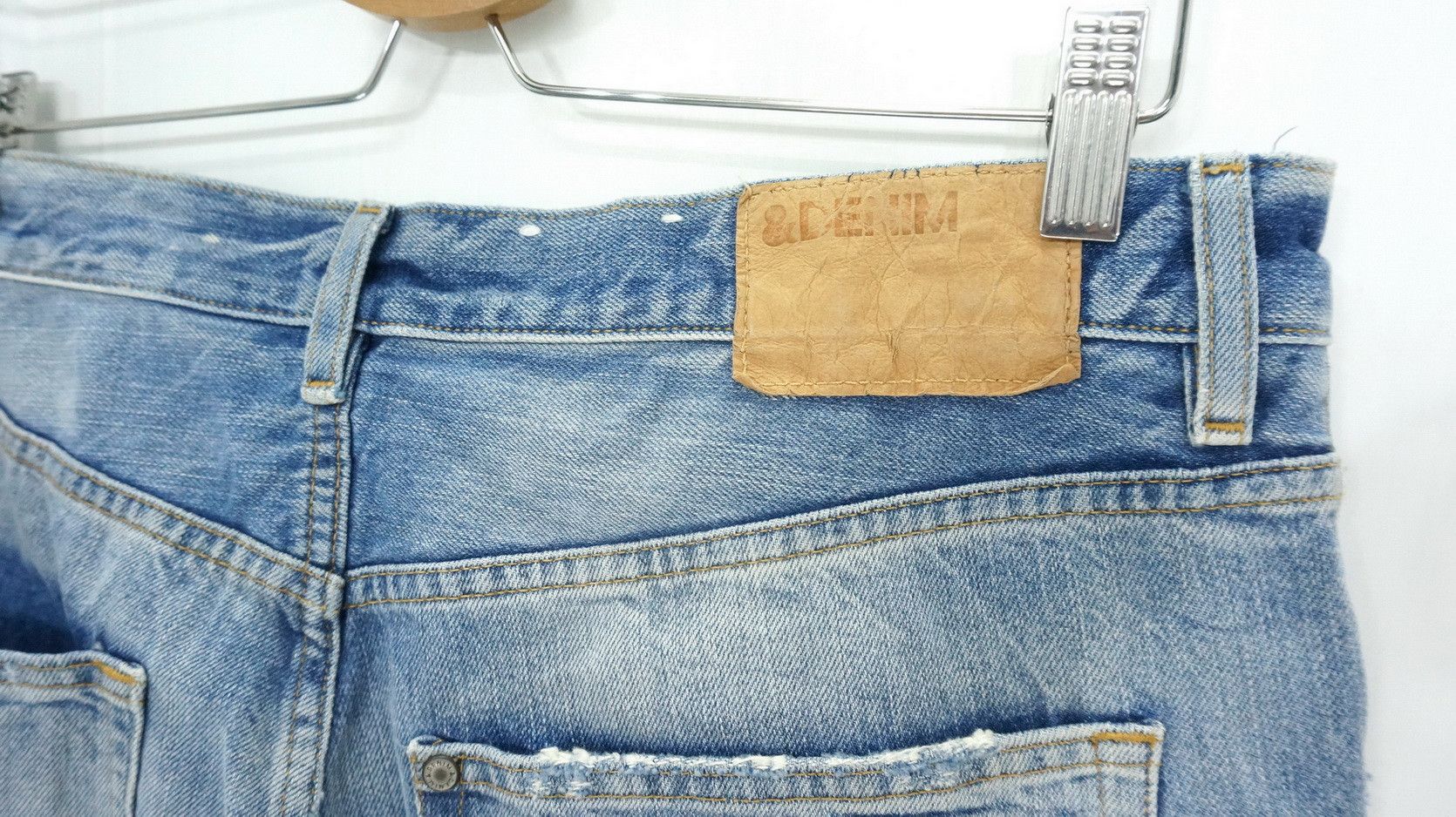 Japanese Brand &Denim Distressed Patchwork Jeans Size US 33 - 10 Thumbnail