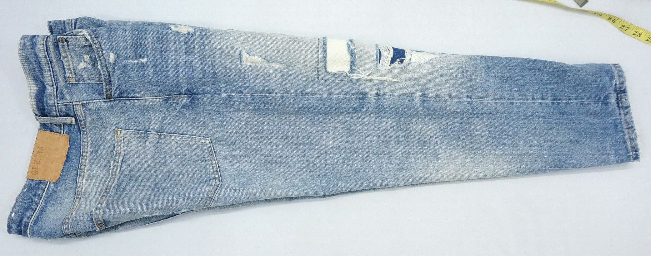 Japanese Brand &Denim Distressed Patchwork Jeans Size US 33 - 11 Thumbnail