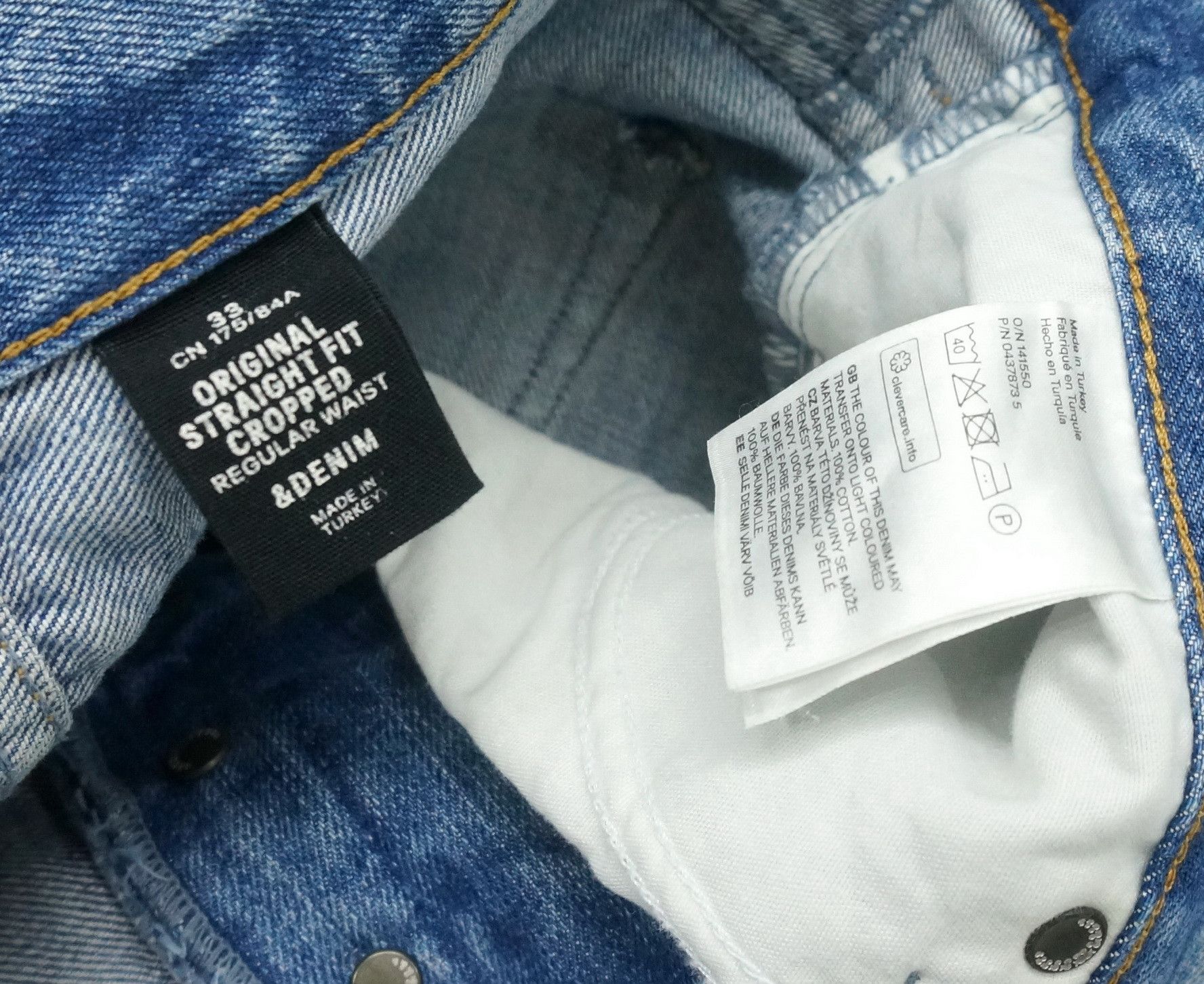 Japanese Brand &Denim Distressed Patchwork Jeans Size US 33 - 12 Thumbnail
