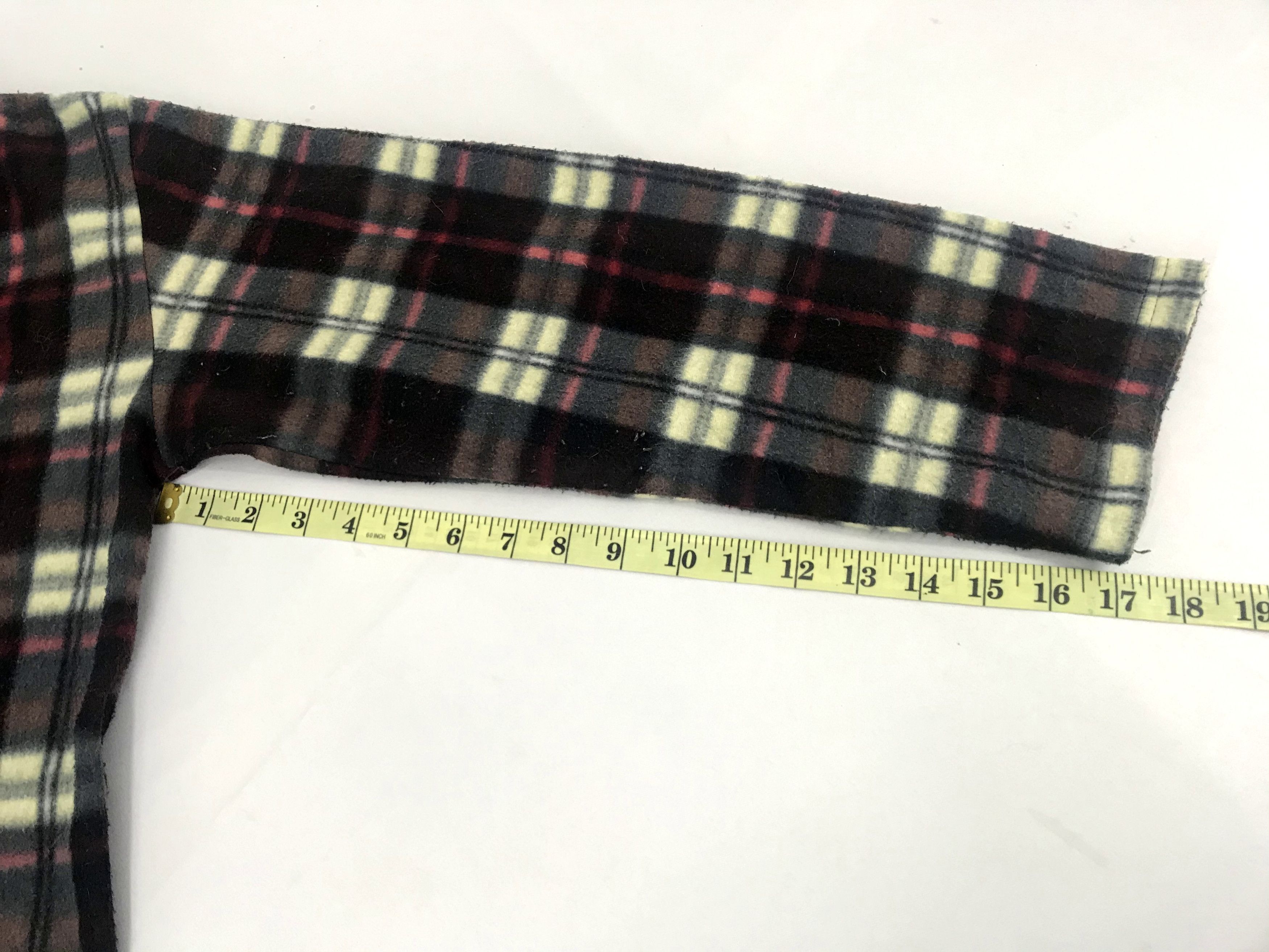 Vintage Natural Chic Plaid Check Sherpa Jacket Flannel Striped Size US M / EU 48-50 / 2 - 10 Thumbnail