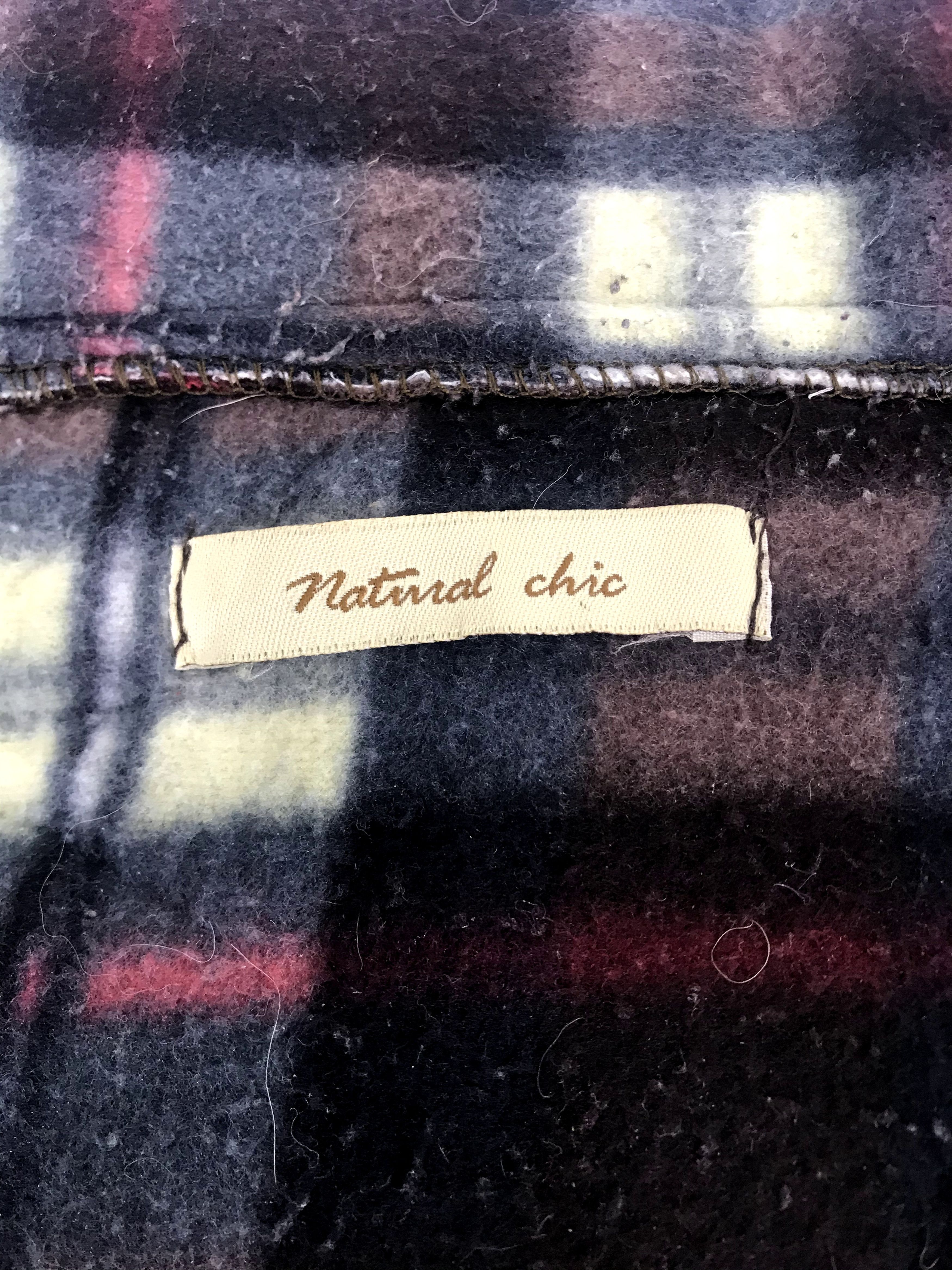 Vintage Natural Chic Plaid Check Sherpa Jacket Flannel Striped Size US M / EU 48-50 / 2 - 5 Thumbnail