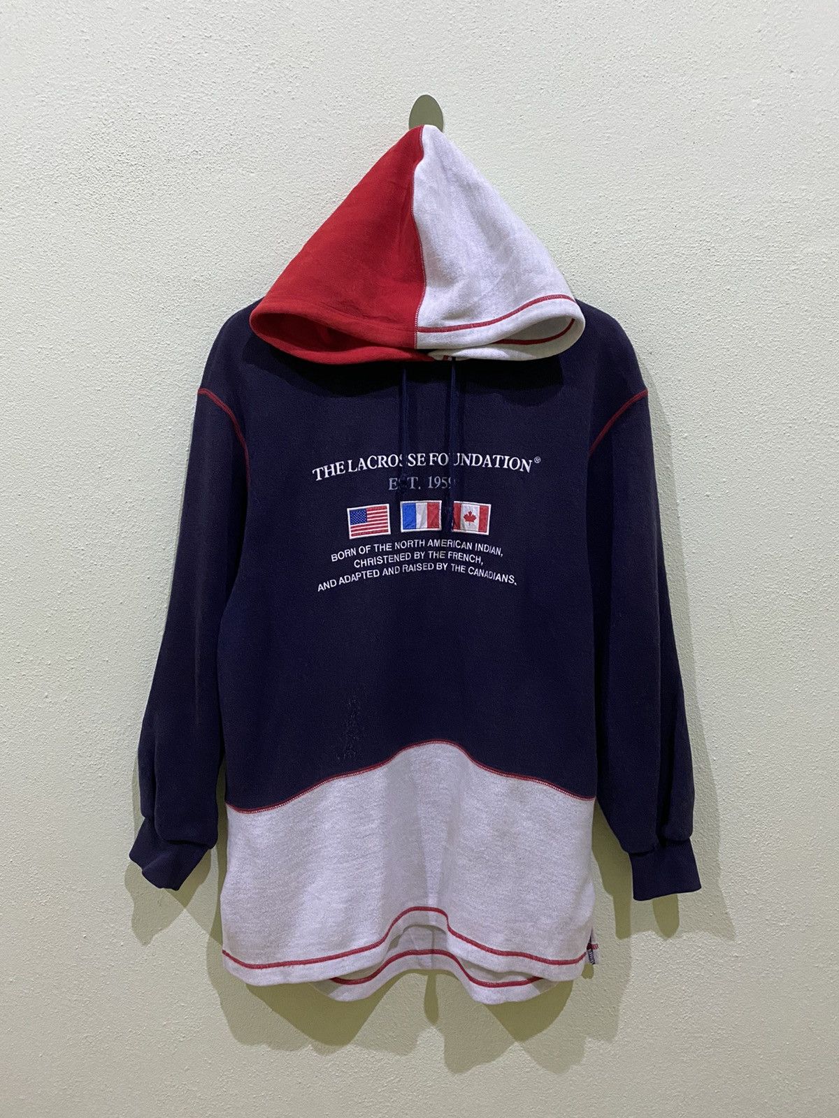Vintage VINTAGE THE LACROSSE FOUNDATION HODDIES Size US M / EU 48-50 / 2 - 2 Thumbnail
