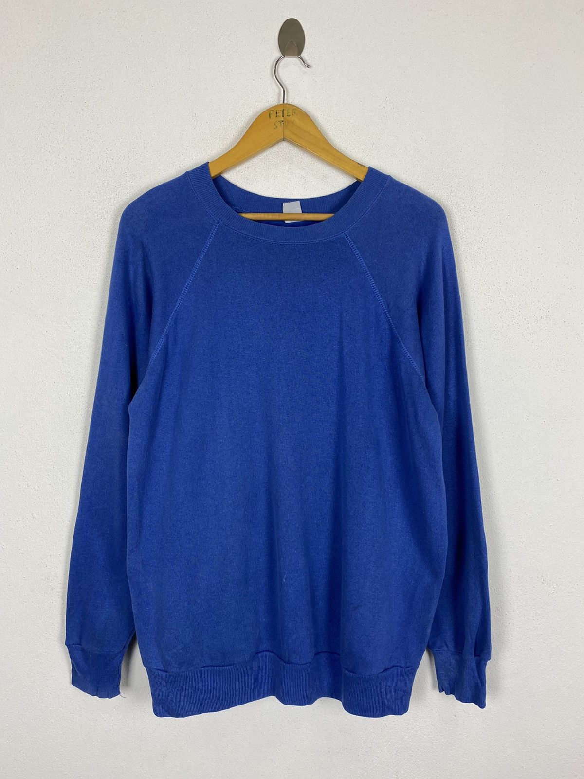 Vintage VINTAGE MADE USA PLAIN SWEATER Size US M / EU 48-50 / 2 - 2 Thumbnail