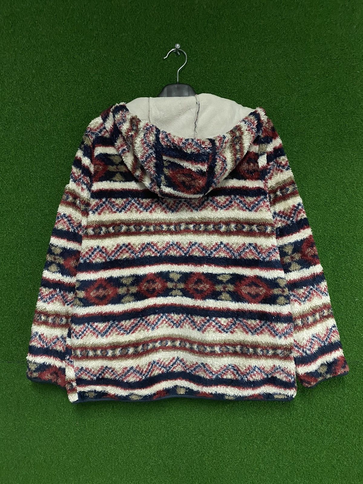 Japanese Brand LOGOS NAVAJO FLEECE PRINTED HODDIES Size US L / EU 52-54 / 3 - 2 Thumbnail