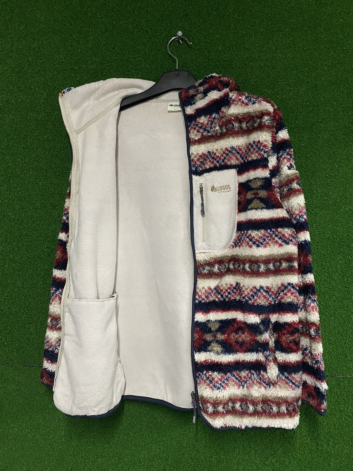 Japanese Brand LOGOS NAVAJO FLEECE PRINTED HODDIES Size US L / EU 52-54 / 3 - 3 Thumbnail