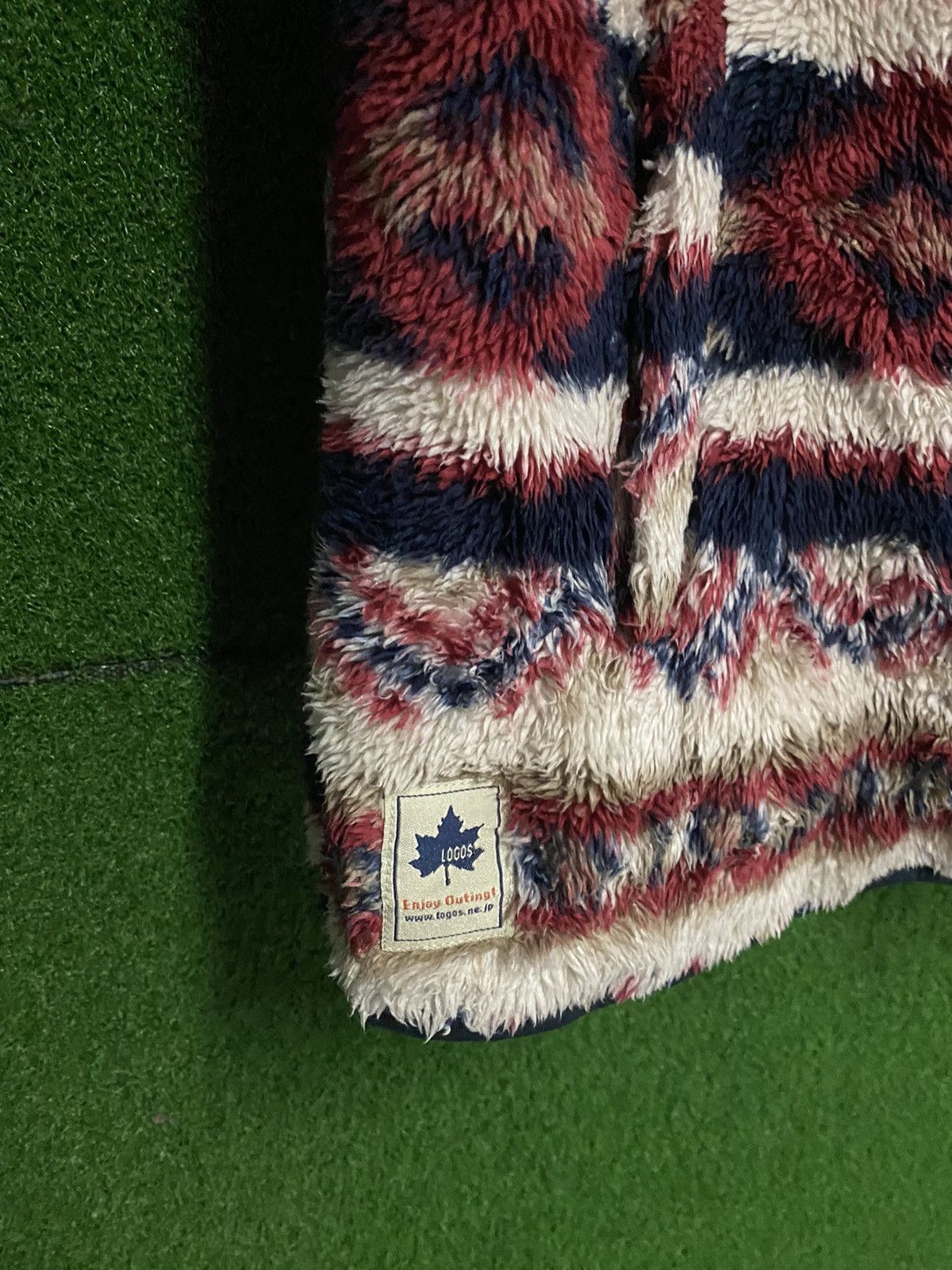 Japanese Brand LOGOS NAVAJO FLEECE PRINTED HODDIES Size US L / EU 52-54 / 3 - 6 Thumbnail