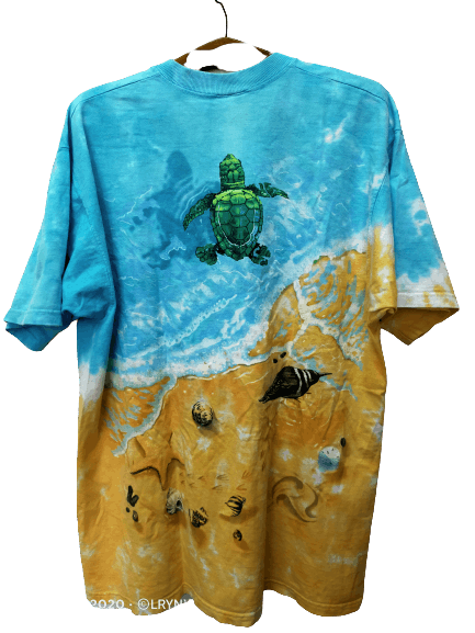 VINTAGE ANIMAL TEE LIQUID BLUE