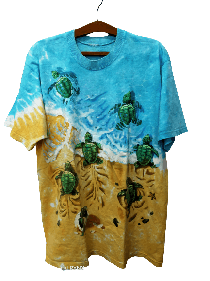 VINTAGE ANIMAL TEE LIQUID BLUE