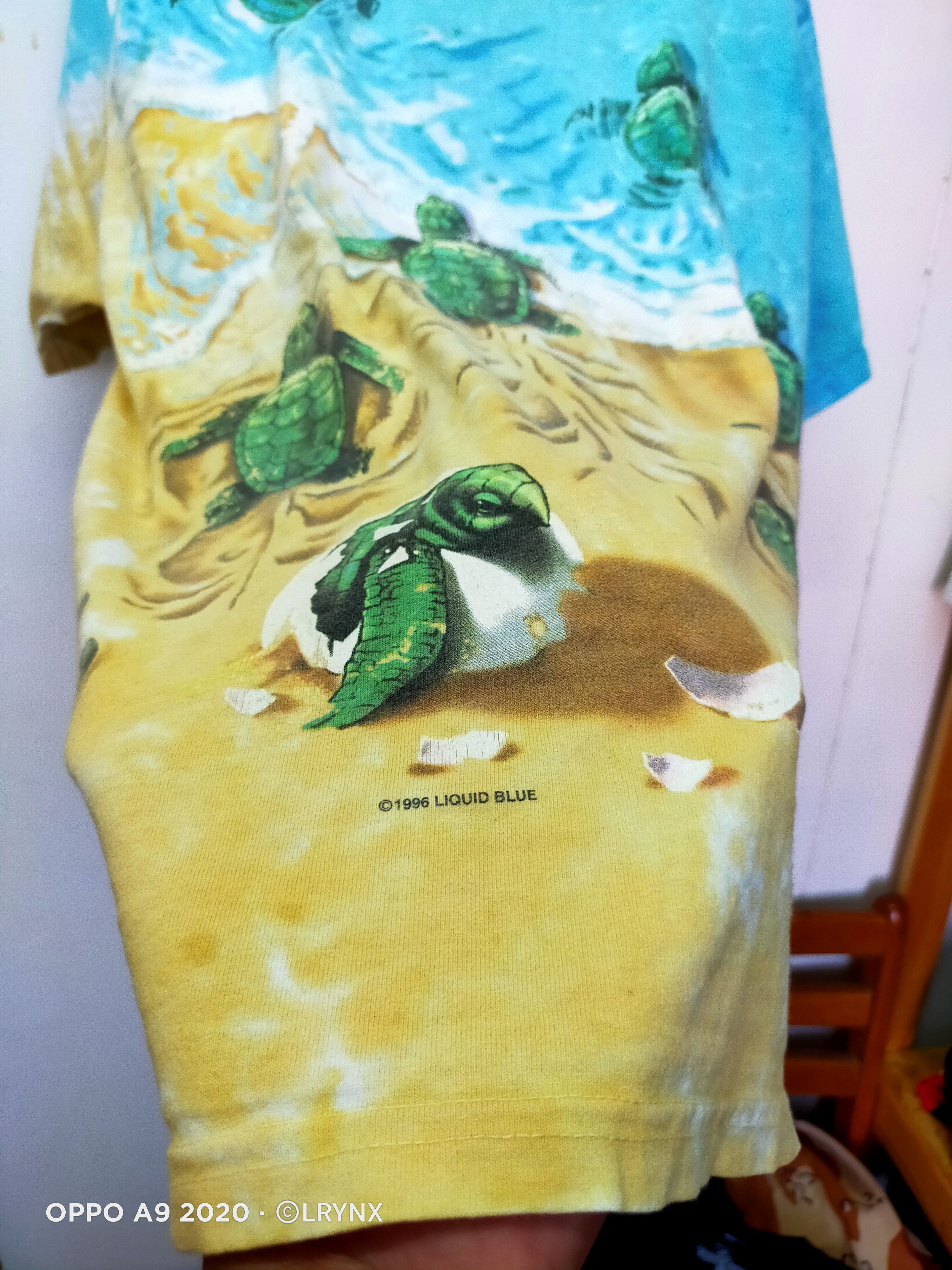 VINTAGE ANIMAL TEE LIQUID BLUE