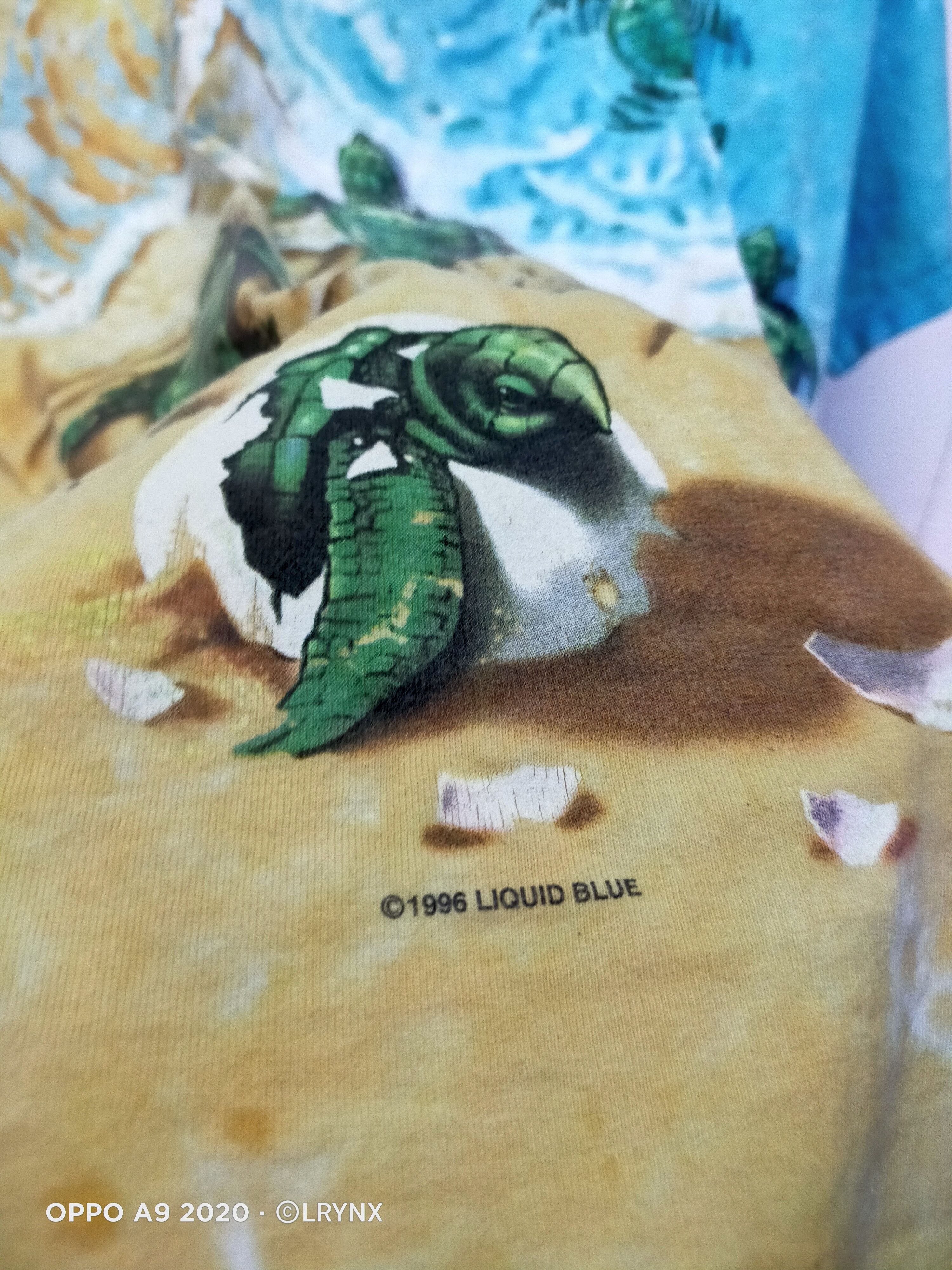 VINTAGE ANIMAL TEE LIQUID BLUE