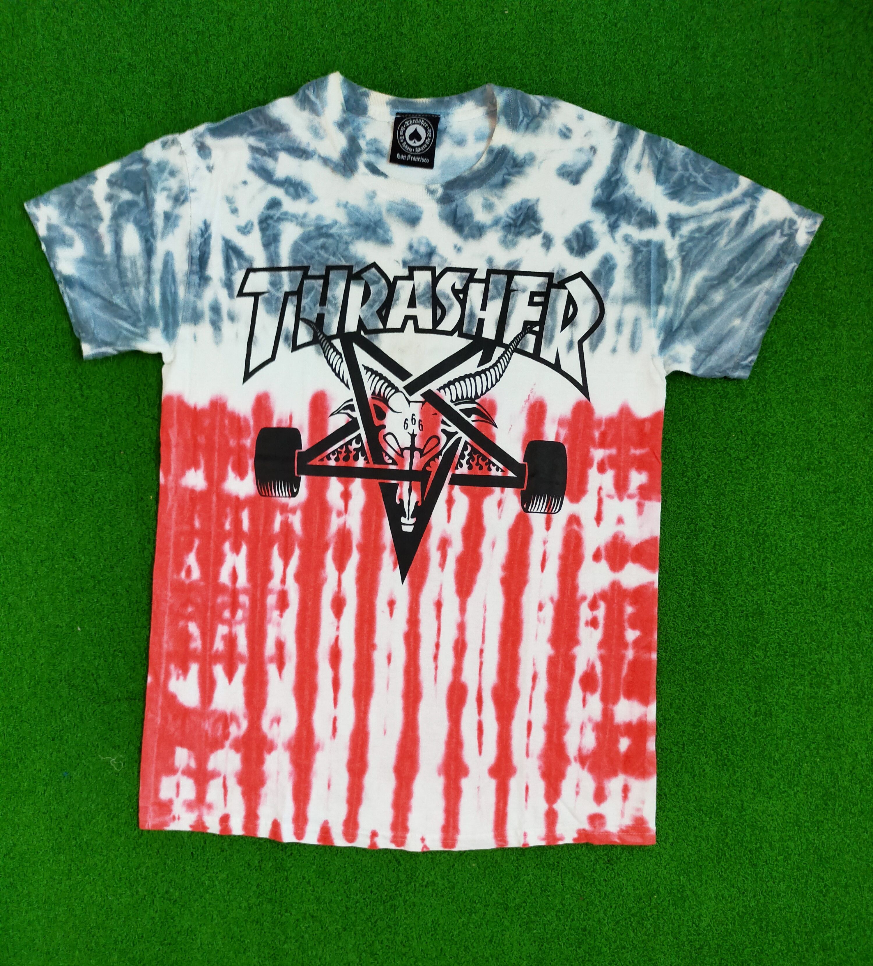 TYE DYE THRASHER 666 T-SHIRT