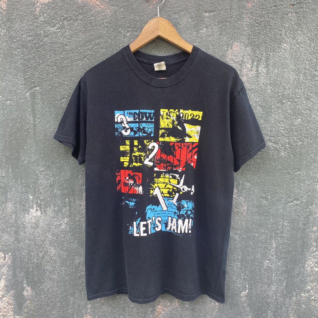 Anime Thrashed Faded Cowboy Bebop Japanese Anime ERD GRAIL TEE Size US M / EU 48-50 / 2 - 1 Thumbnail