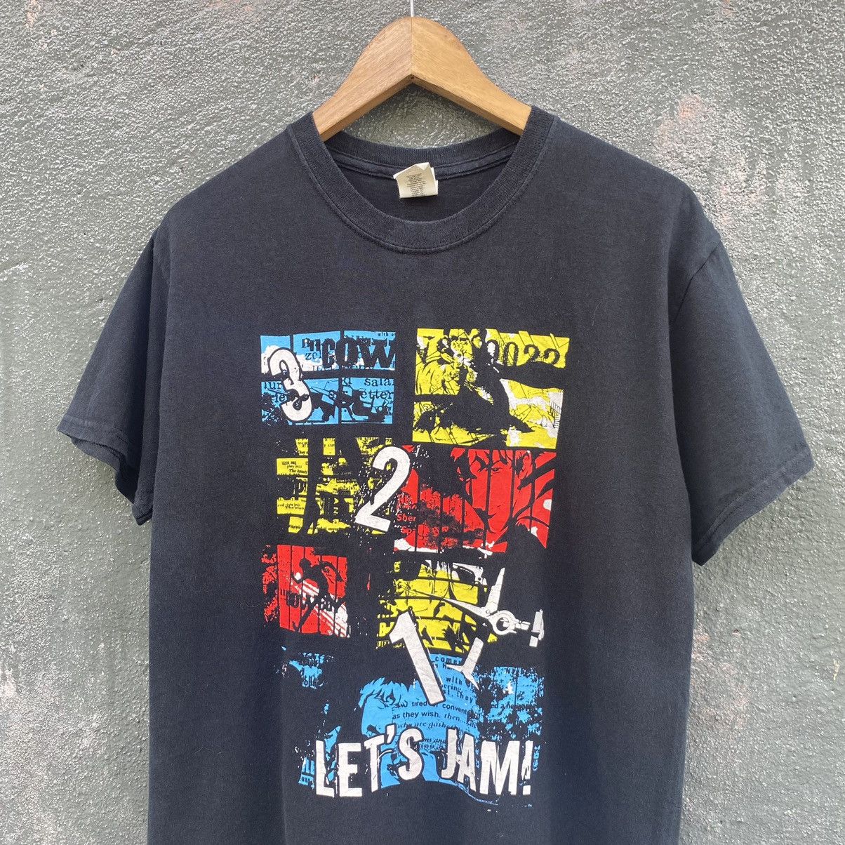 Anime Thrashed Faded Cowboy Bebop Japanese Anime ERD GRAIL TEE Size US M / EU 48-50 / 2 - 2 Thumbnail